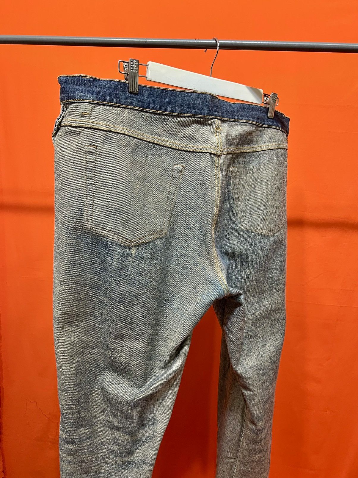 Helmut Lang HELMUT LANG ARCHIVE dirty oiled jeans, size 42 Size US 42 / EU 58 - 10 Thumbnail