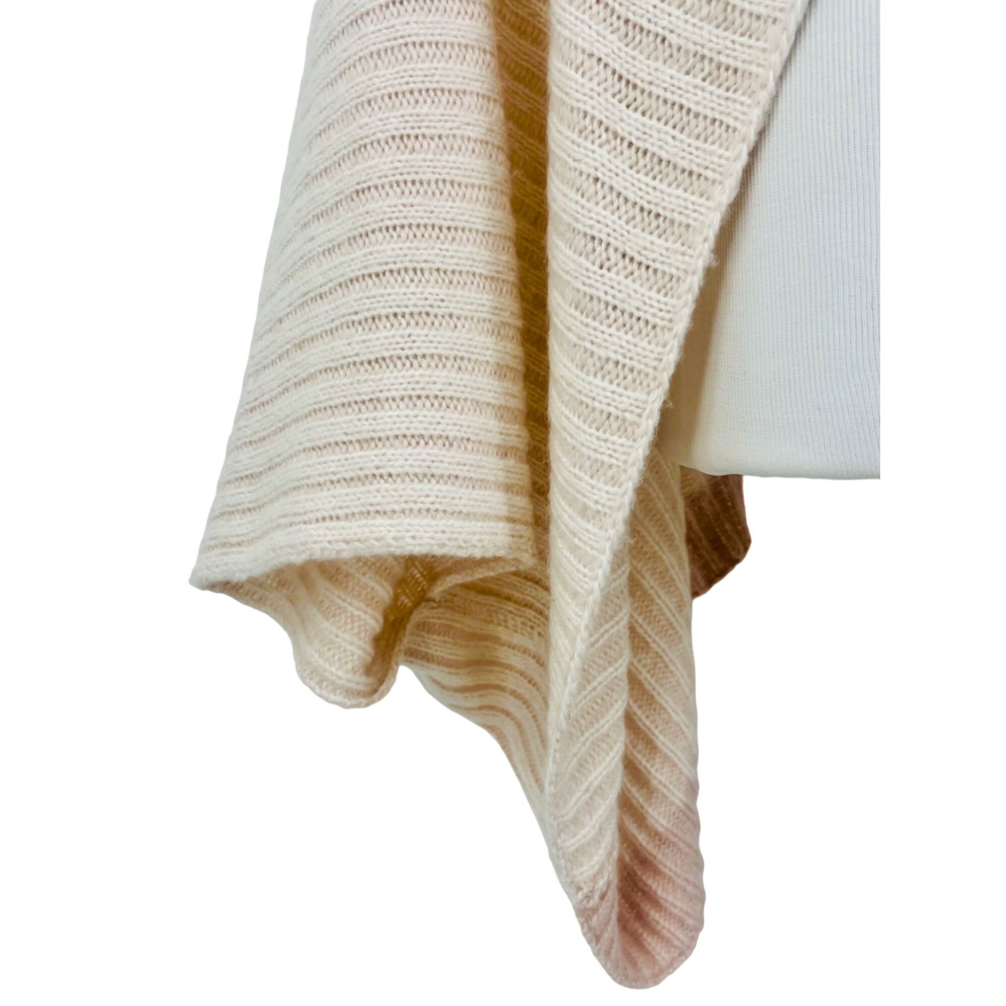 Other Pink Two Toned Open Knit Kimono Cardigan | Coastal Cowgirl B Size ONE SIZE - 4 Thumbnail