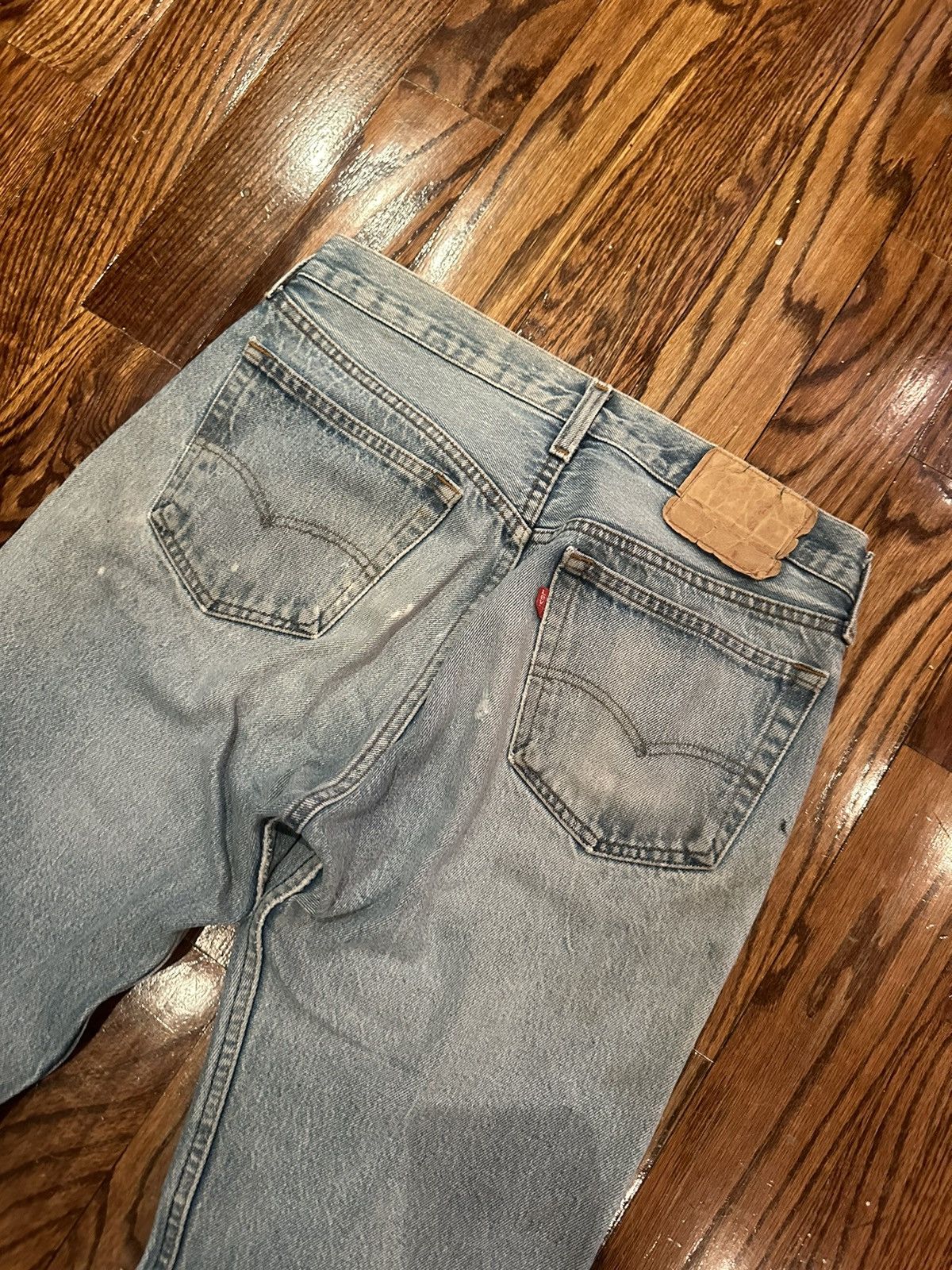 Levi's Vintage Distressed Levi's 501 (grunge) Size US 30 / EU 46 - 4 Thumbnail