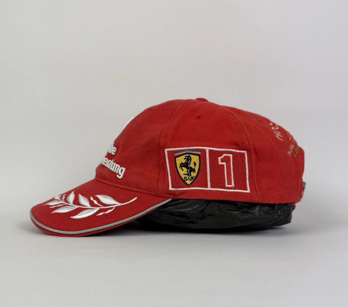 Ferrari Ferrari Michael Schumacher World Champion Racing Cap Hat Red Size ONE SIZE - 5 Thumbnail