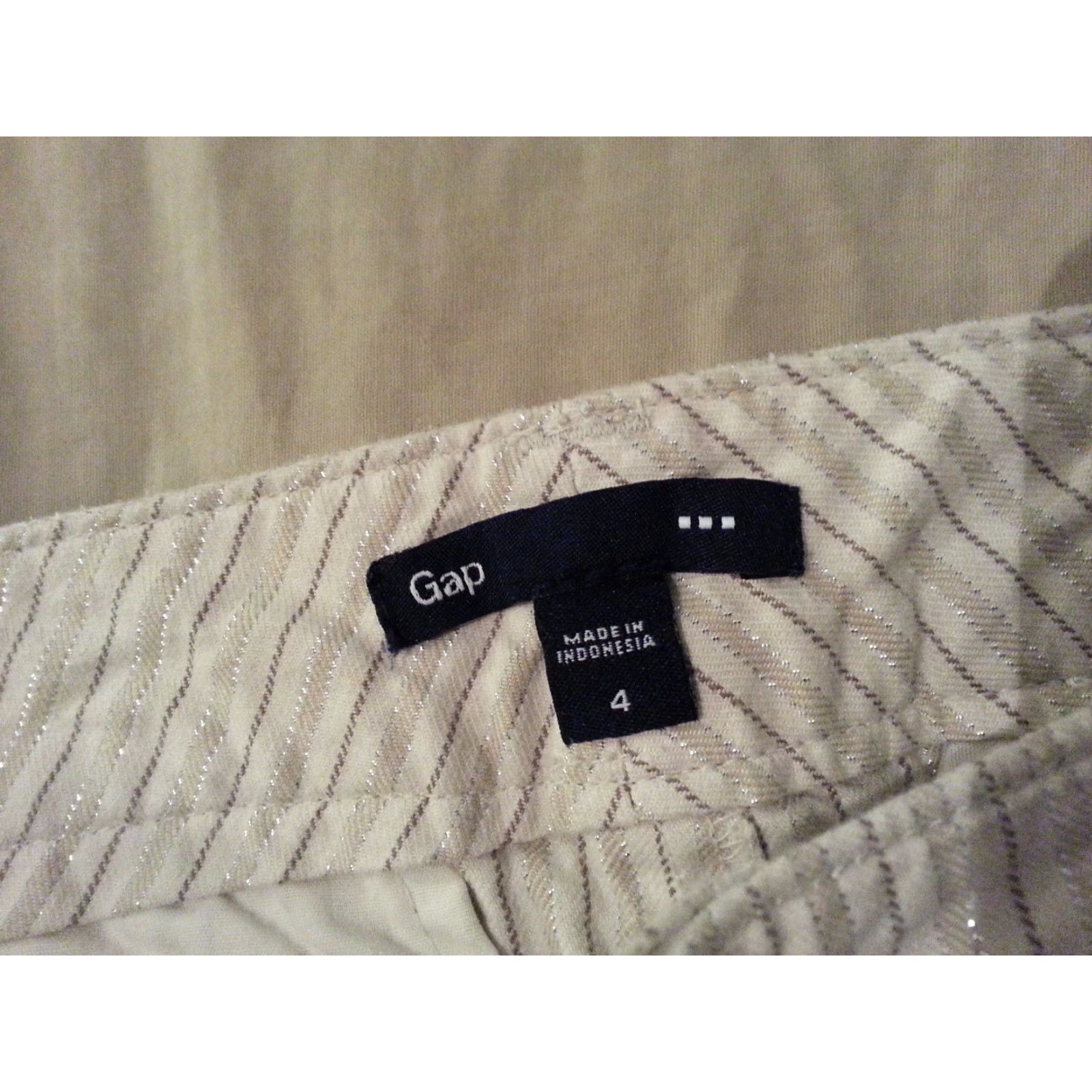 Gap Gap Shorts Womens 4 Cotton Khaki Size 27" / US 4 / IT 40 - 3 Thumbnail