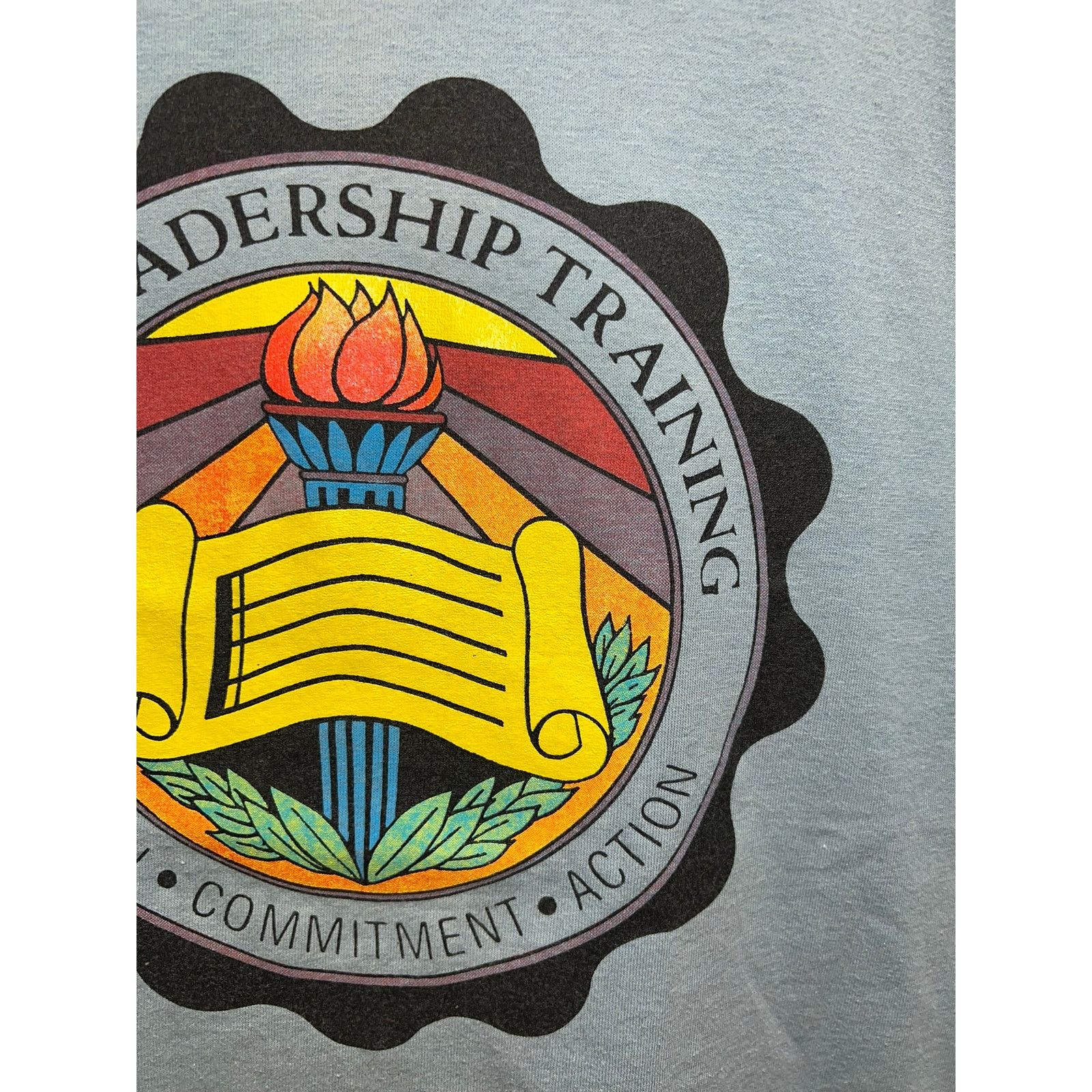 Hanes Vintage Band Leadership Shirt Training Vision Action 90s XL Size US XL / EU 56 / 4 - 4 Thumbnail