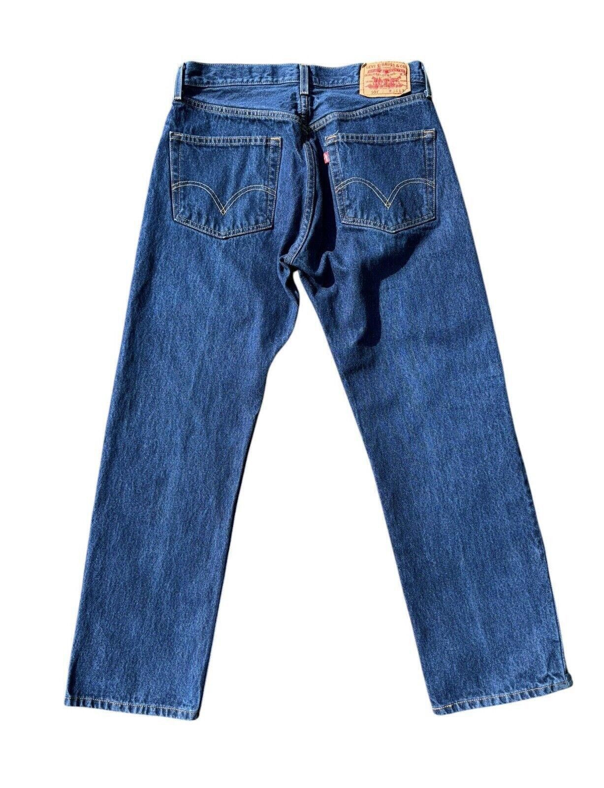 Levi's Vintage Levis 501 Straight Leg 5 Pocket Denim Jeans 34x30 Size US 34 / EU 50 - 2 Thumbnail
