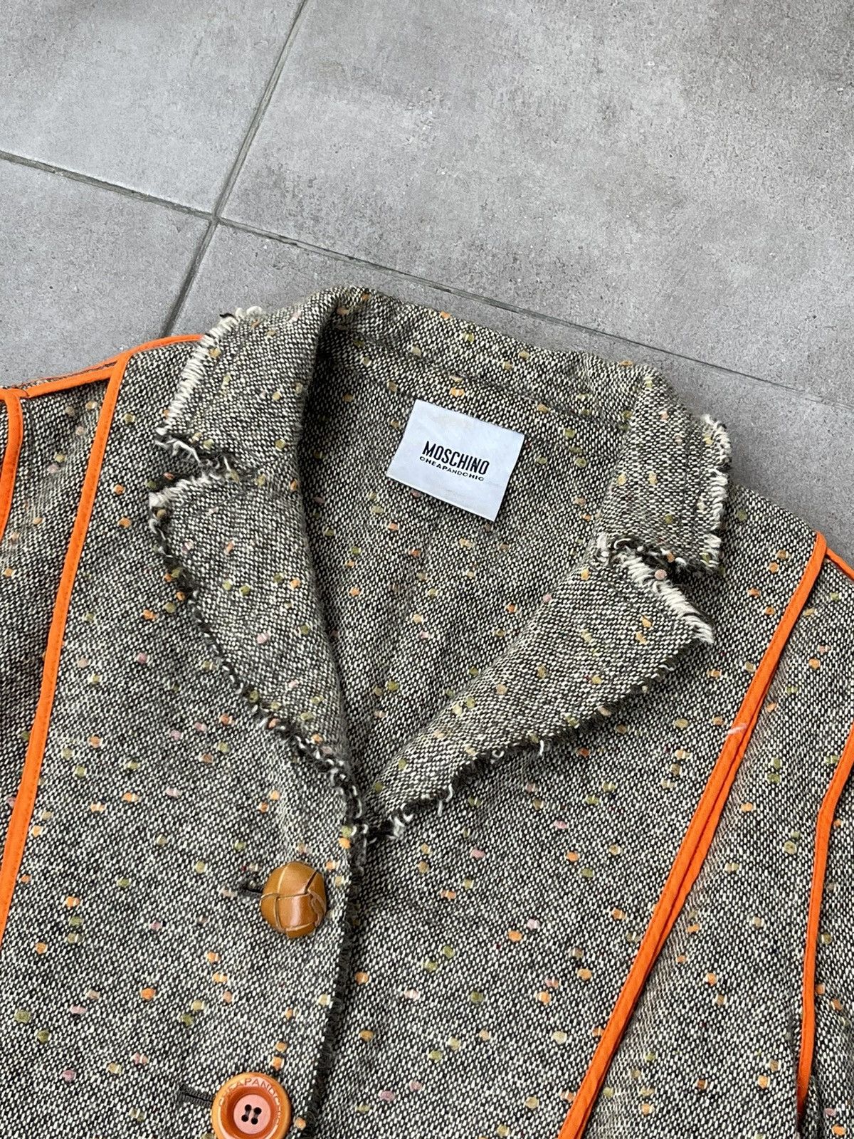 Moschino Moschino Cheapandchic Reworked Stitched Blazer Jacket Size M / US 6-8 / IT 42-44 - 13 Thumbnail