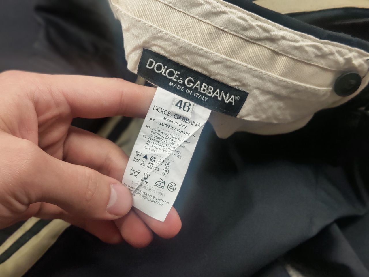 Dolce & Gabbana Dolce & Gabbana Italy Design side-taper Chino Ankle Pants Size US 31 - 12 Thumbnail