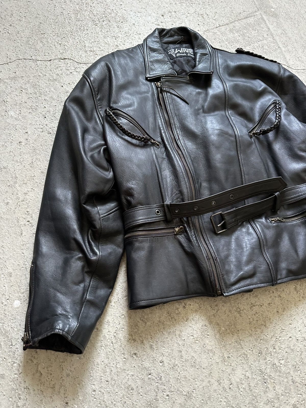 Other Leather Jacket Wintex Black size - 44 Size US S / EU 44-46 / 1 - 3 Thumbnail