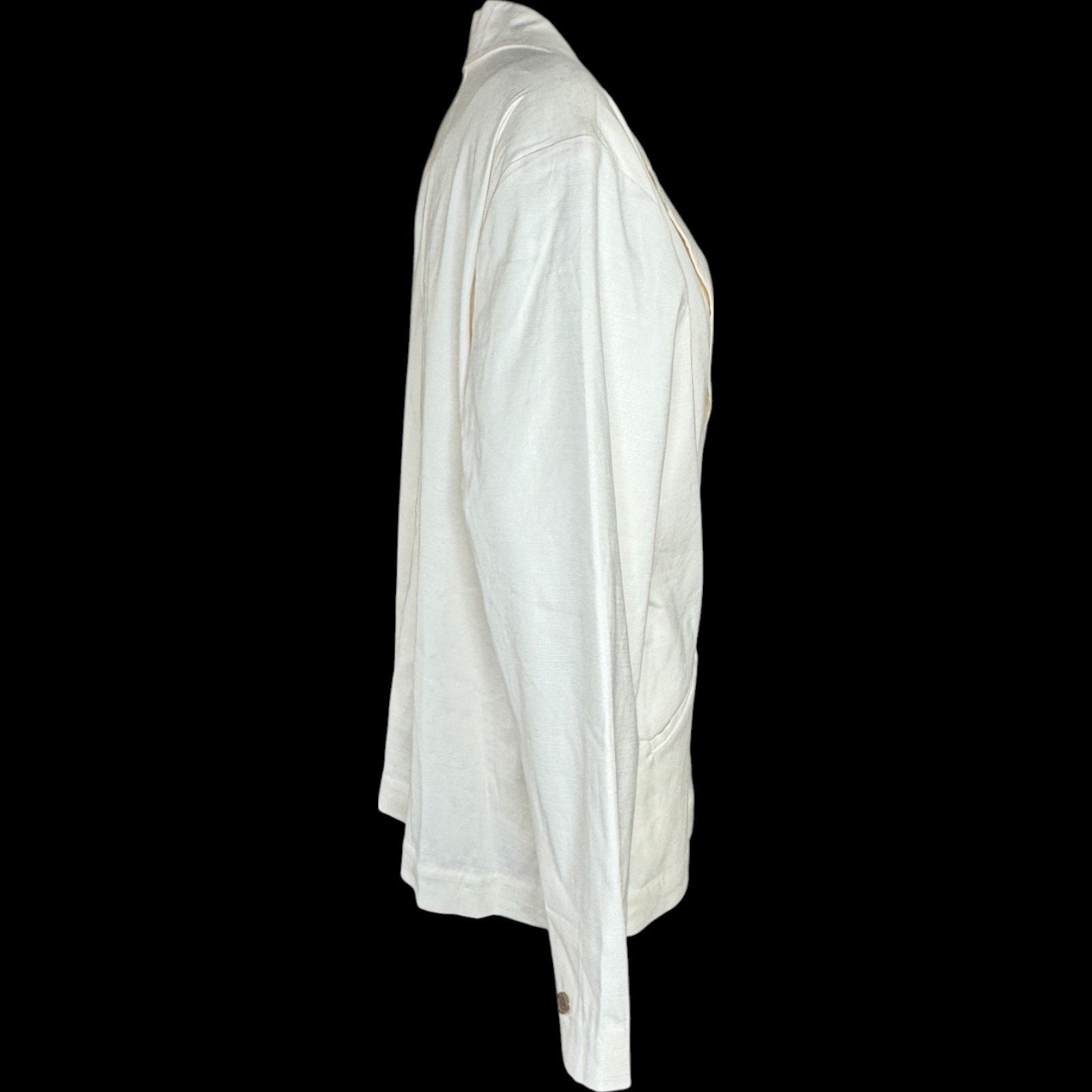Other Studio Park x Leah Williams Linen Blazer Ivory XL NWOT Size XL / US 12-14 / IT 48-50 - 4 Thumbnail