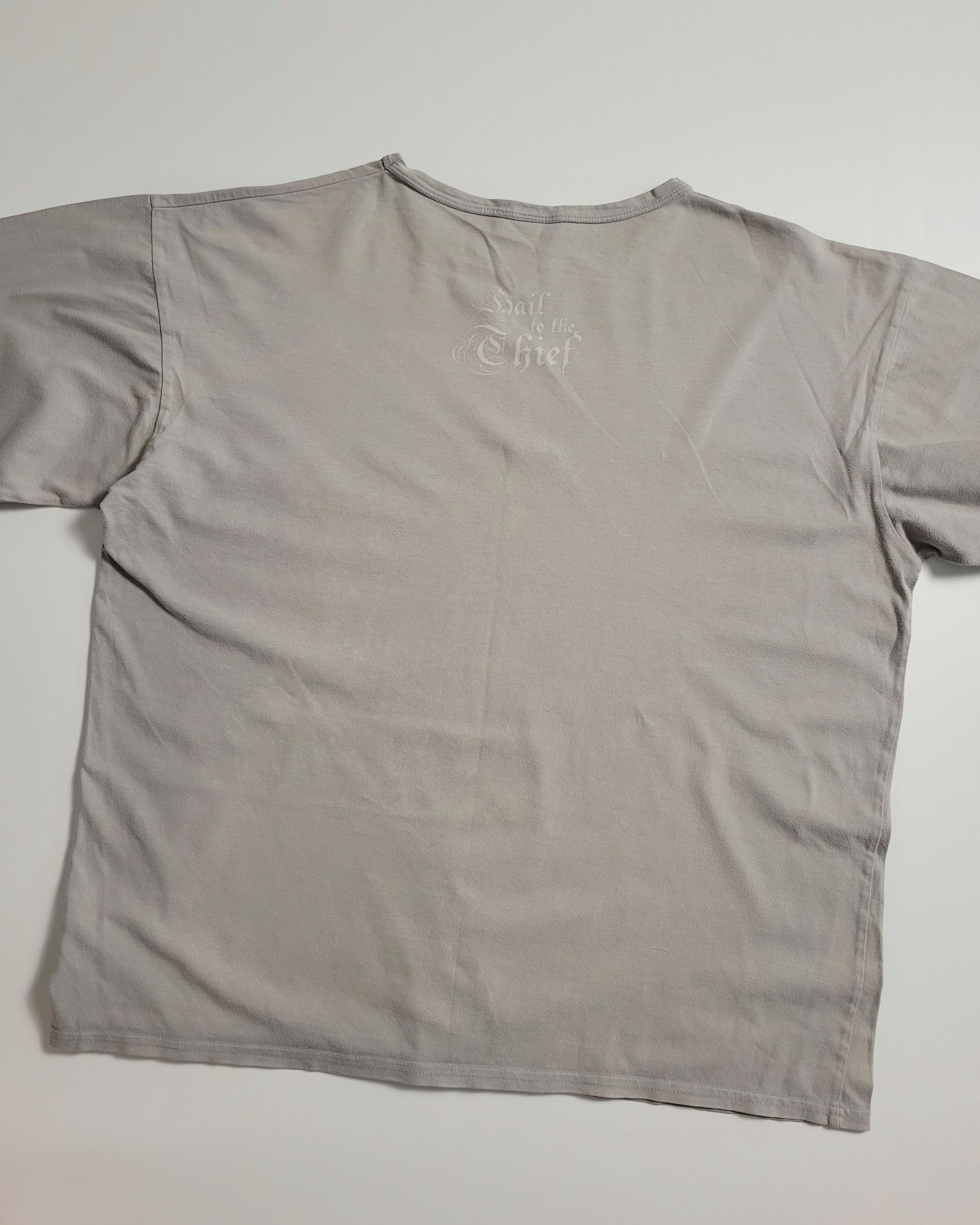 Band Tees 00s Faded Radiohead Hail To The Thief Thom Yorke Longsleeve Size US L / EU 52-54 / 3 - 7 Thumbnail