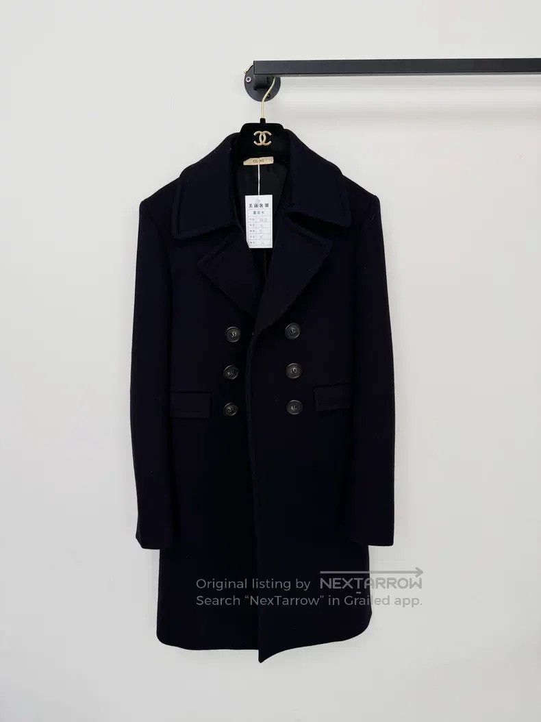 Celine CELINE Wool cashmere coat Size XS / US 0-2 / IT 36-38 - 1 Thumbnail