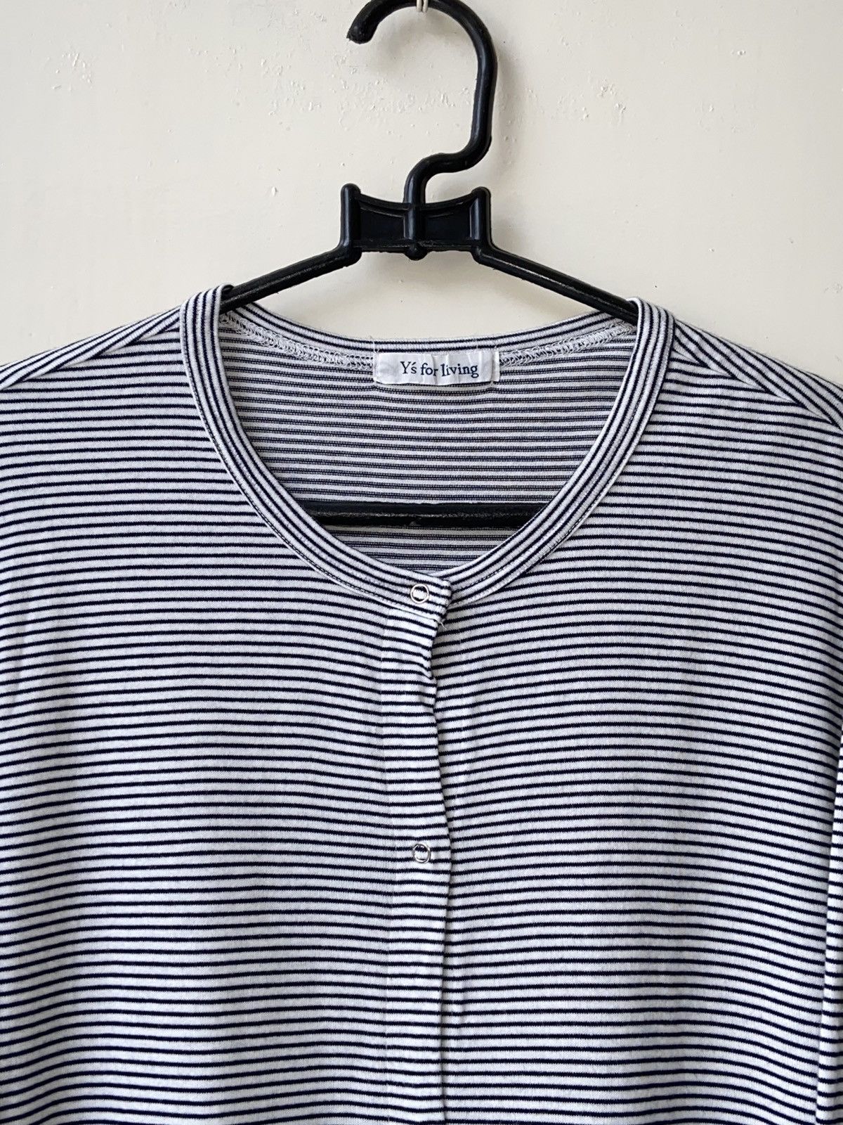 Y's × Yohji Yamamoto Y’S FOR LIVING Striped Long Cardigan Size US S / EU 44-46 / 1 - 4 Thumbnail