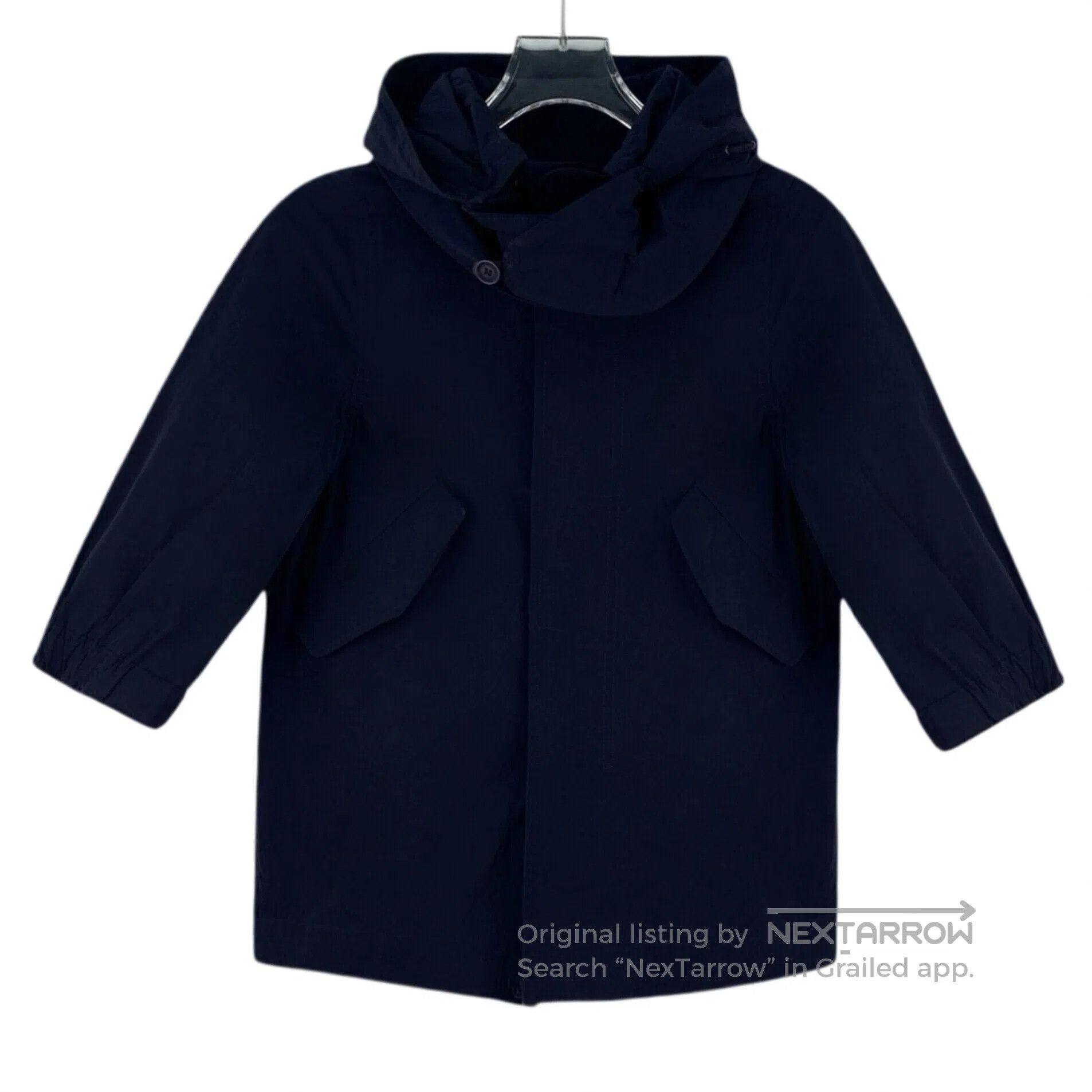 Burberry Burberry size 6y Dark Blue Hooded Long Sleeve Jacket| Size US M / EU 48-50 / 2 - 1 Thumbnail