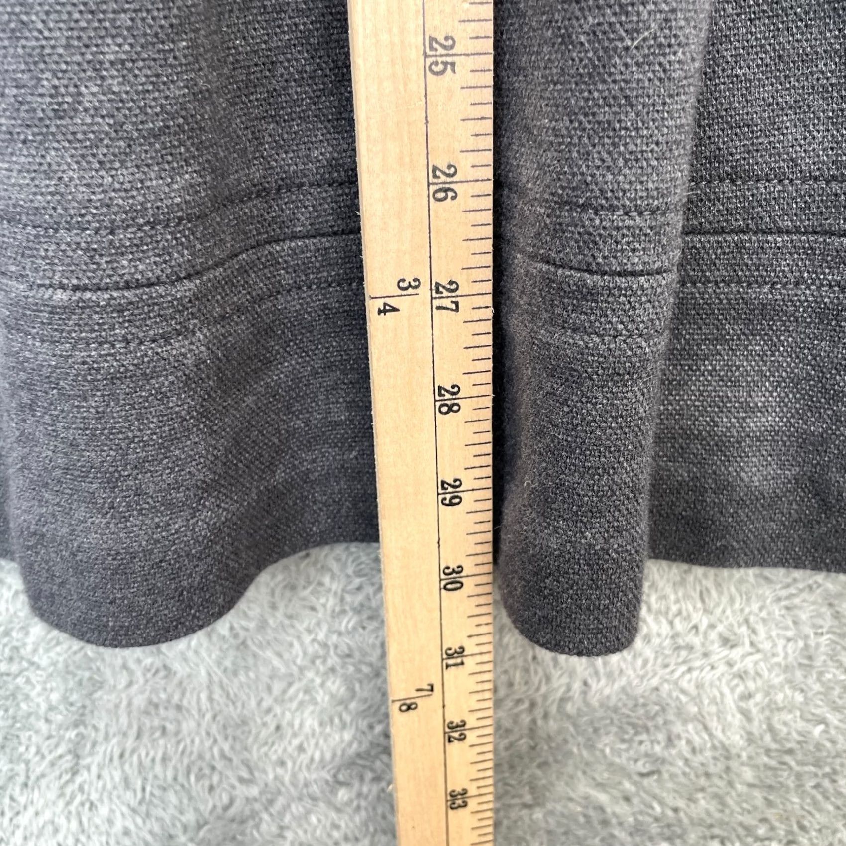 Boden Boden Dress Womens 10 Petite Gray Libby Ponte Jersey Stretch Cotton Pleated Dress Size L / US 10 / IT 46 - 7 Thumbnail