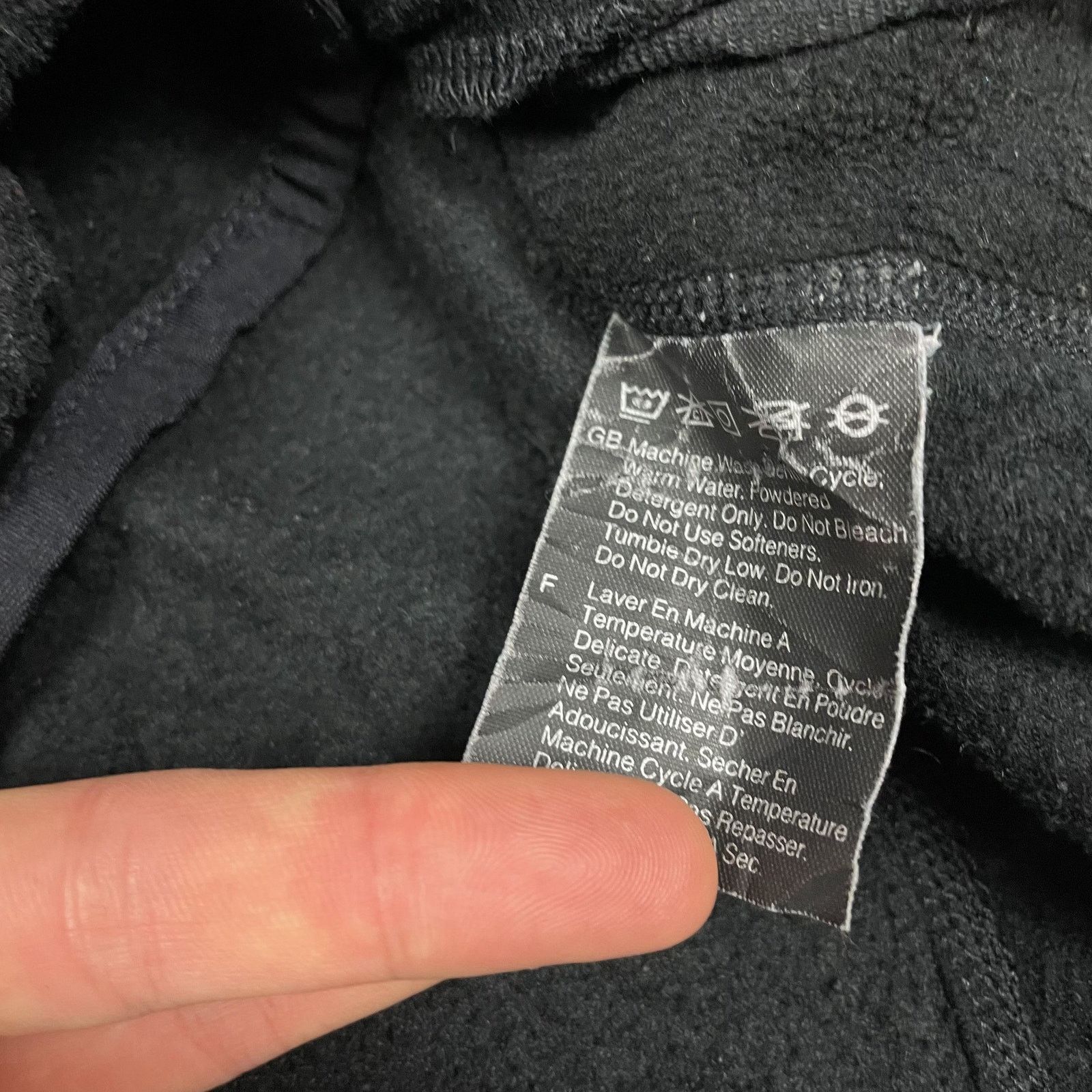Harley Davidson × Vintage Vintage Harley-Davidson Men's Black Full Zip Fleece Jacket S Size US S / EU 44-46 / 1 - 11 Thumbnail