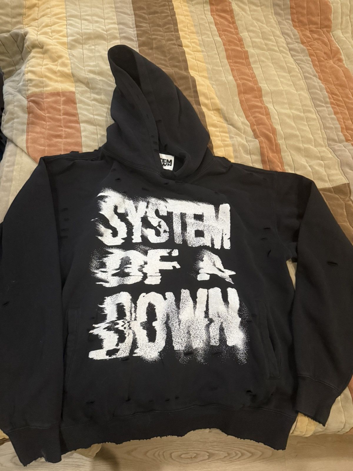 Band Tees System of a Down 2024 Tour Black Distressed Pullover Hoodie Size US L / EU 52-54 / 3 - 1 Thumbnail