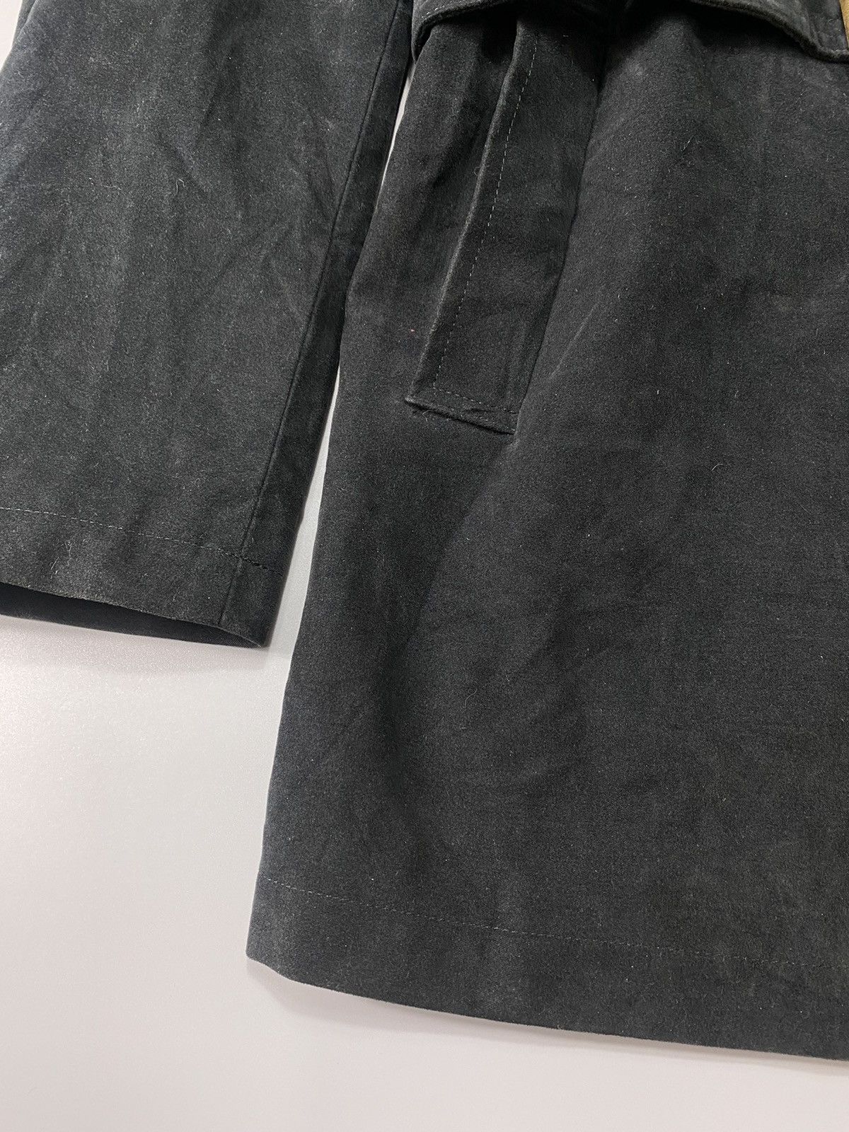 Japanese Brand Ined Homme By Yohji Yamamoto Belted Moleskin Coat Size US M / EU 48-50 / 2 - 6 Thumbnail