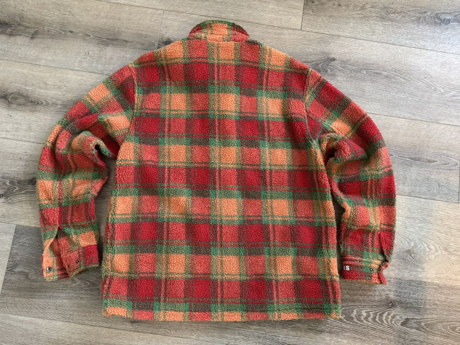 Pleasures PLEASURES Sherpa plaid zip jacket Size US XL / EU 56 / 4 - 5 Thumbnail