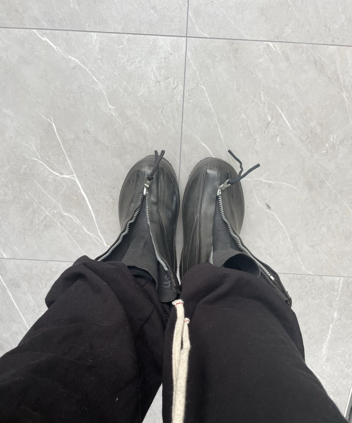 Vintage 1980s Vintage Military Combat WaterProof Rubber Boots Size US 10.5 / EU 43-44 - 3 Thumbnail