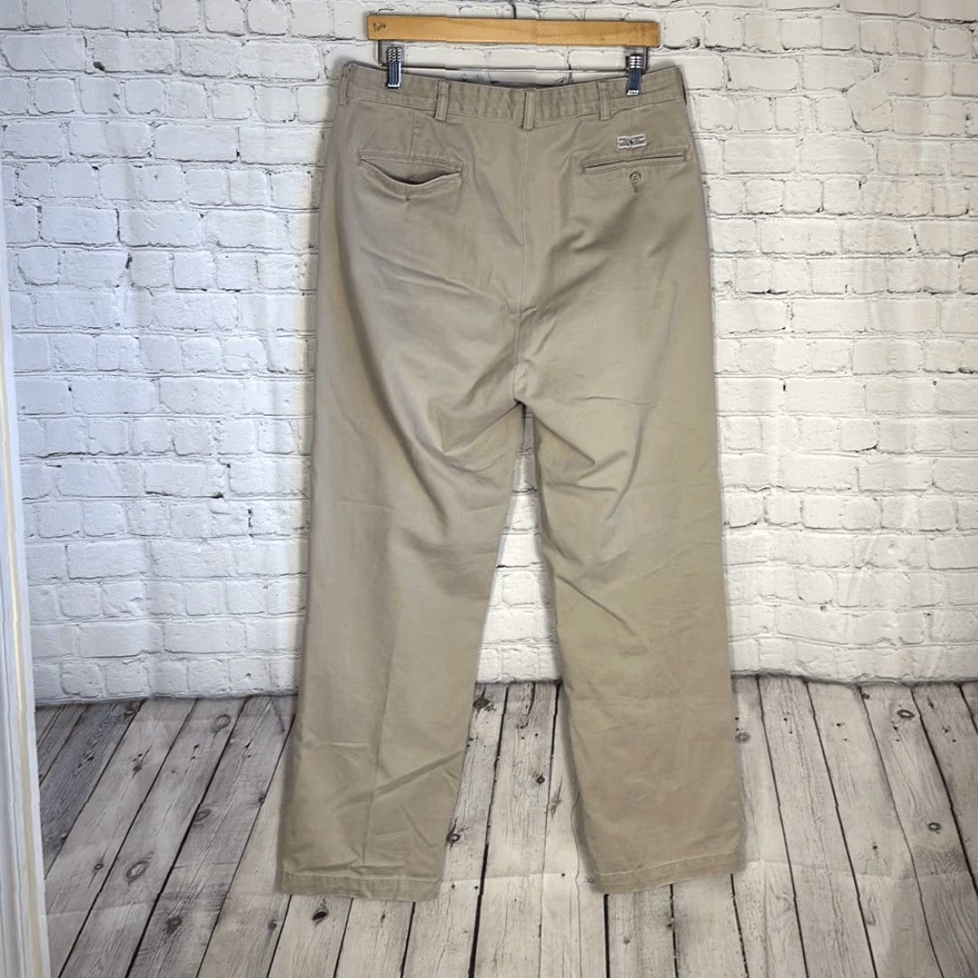 Polo Ralph Lauren VINTAGE Polo Ralph Lauren Pleated Front Mens Chino Pants Trousers 38 SPOT Tan 34 Inseam Mens Size US M / EU 48-50 / 2 - 6 Thumbnail