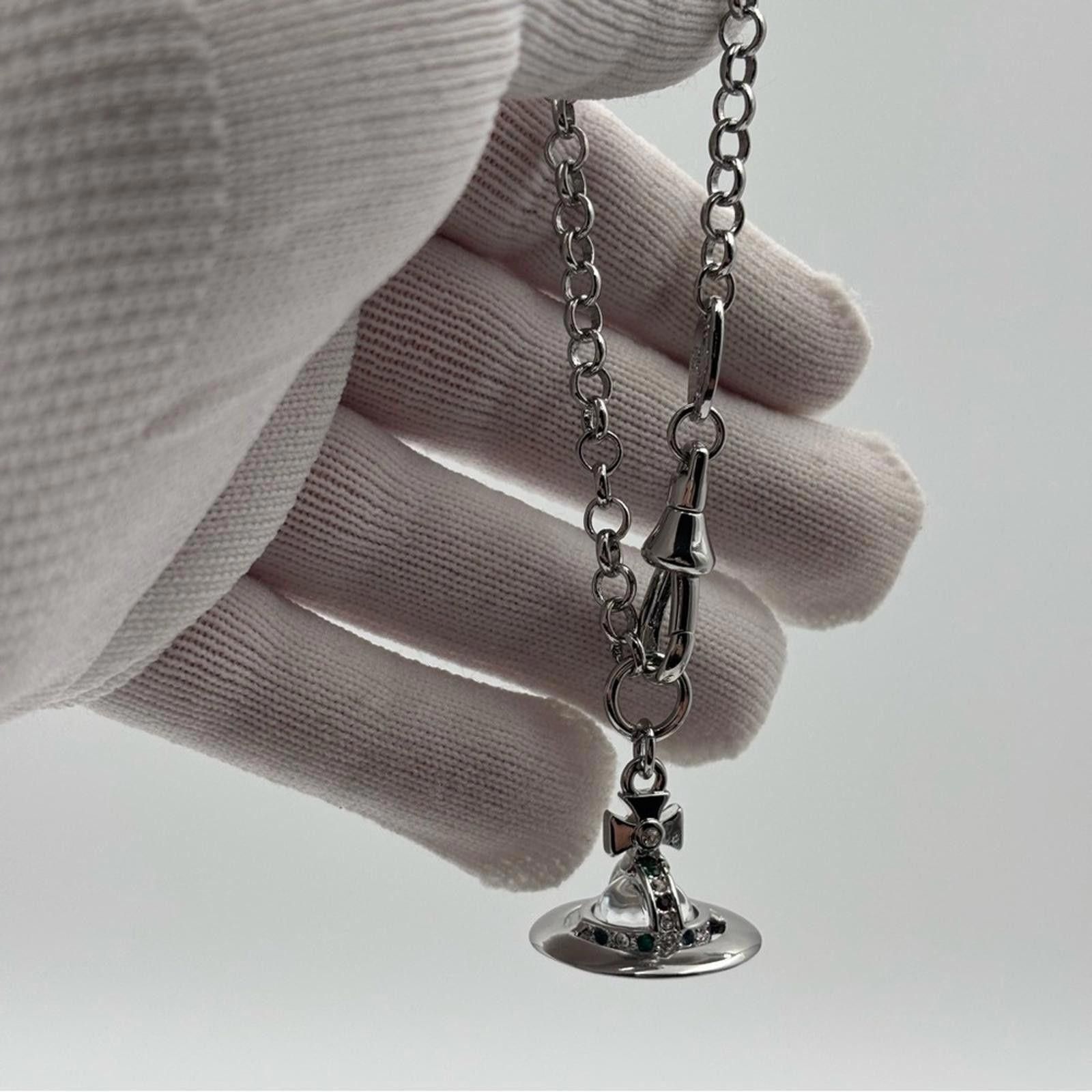 Vivienne Westwood Vivienne Westwood Petite Orb Bracelet – Silver Tone Size ONE SIZE - 2 Thumbnail