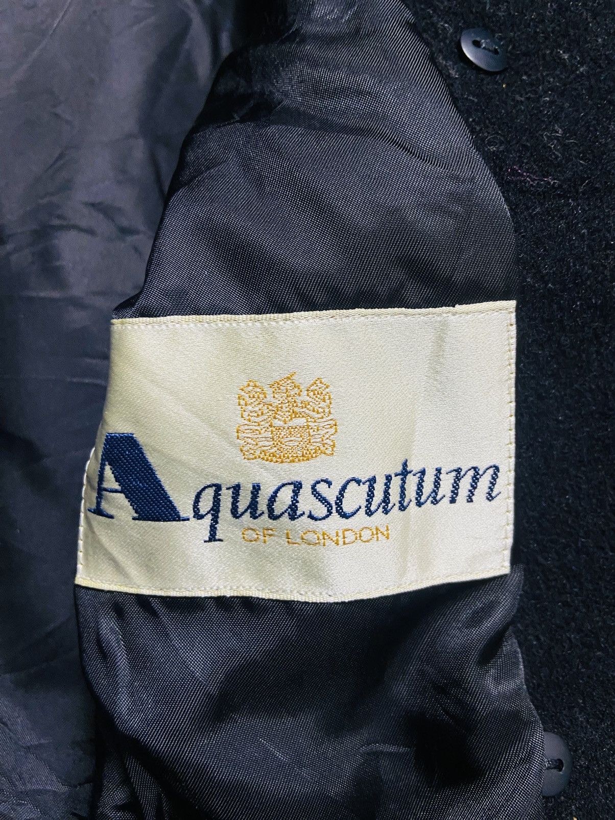 Aquascutum Double Breasted Wool Jacket