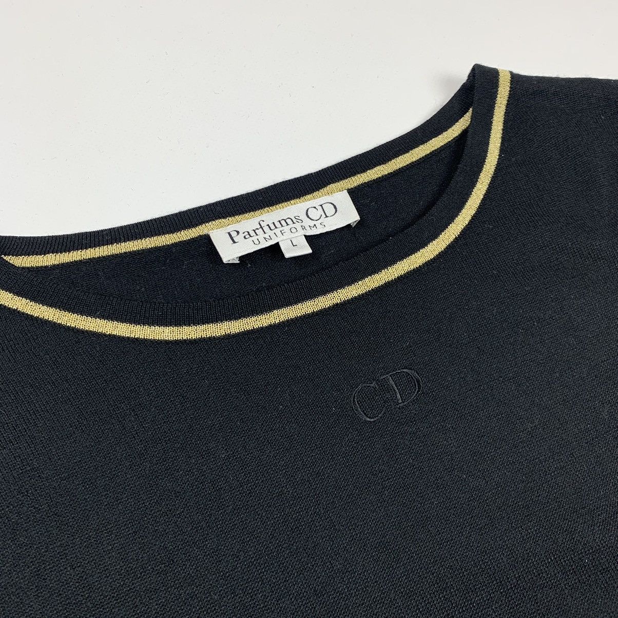 Dior Christian Dior Uniforms centre logo wool jumper Size L / US 10 / IT 46 - 3 Thumbnail