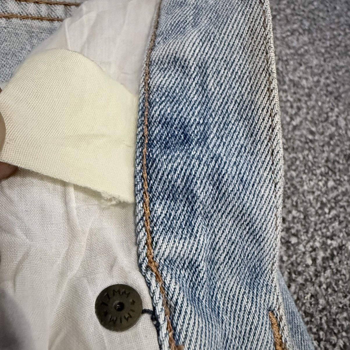 Hysteric Glamour Vintage 90s Japanese Crazy Distressed Splash Paint Denim Y2K Size US 29 - 16 Thumbnail
