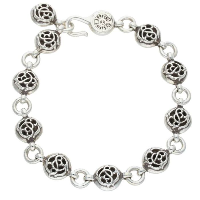 Chrome Hearts Chrome Hearts Floral Ball Bracelet | Grailed