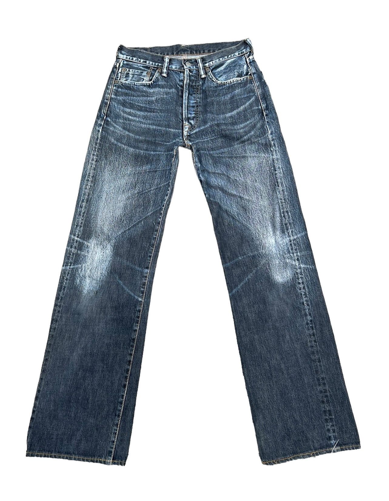 image of Vintage 45Rpm Japan Faded Indigo Denim Selvedge Jeans, Men's (Size 29)