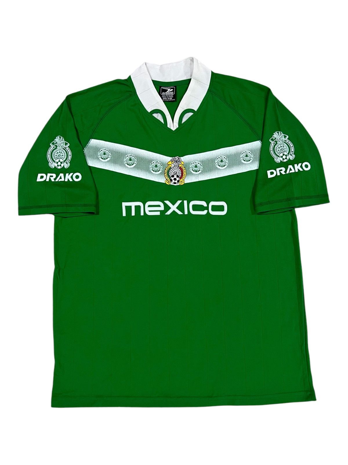 Mexicana × Vintage Vintage 2006 Drako Mexico Team World Cup Germany Home Jersey Size US L / EU 52-54 / 3 - 1 Thumbnail