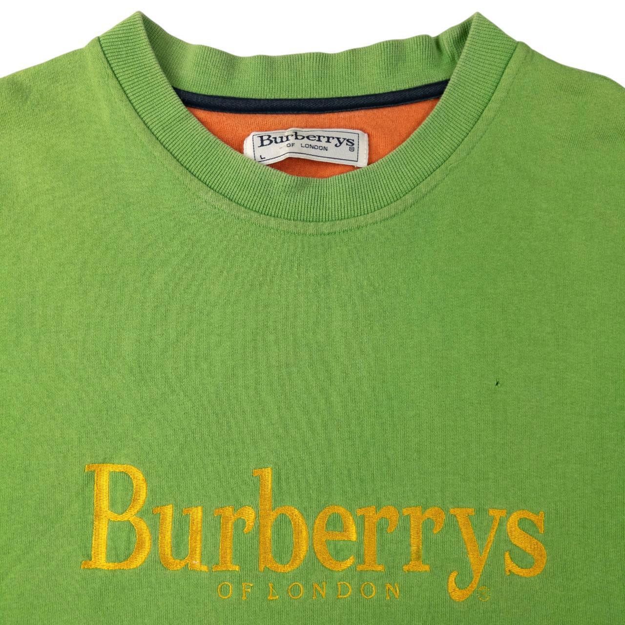 Burberry Vintage Burberry Embroidered Sweatshirt Size L Size US L / EU 52-54 / 3 - 4 Thumbnail