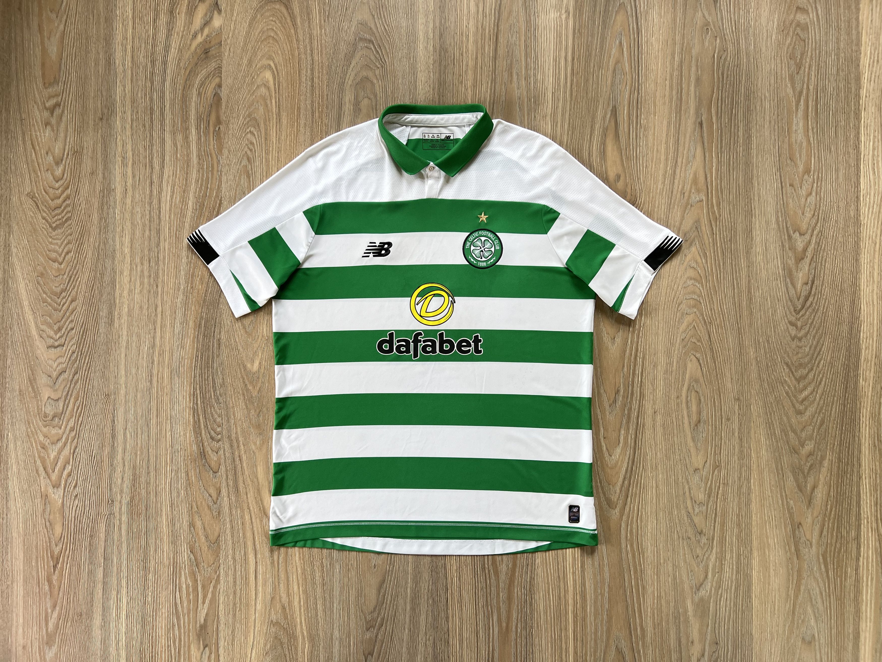 New Balance New Balance Celtic Home Shirt 2019-2020 Size US XL / EU 56 / 4 - 1 Thumbnail