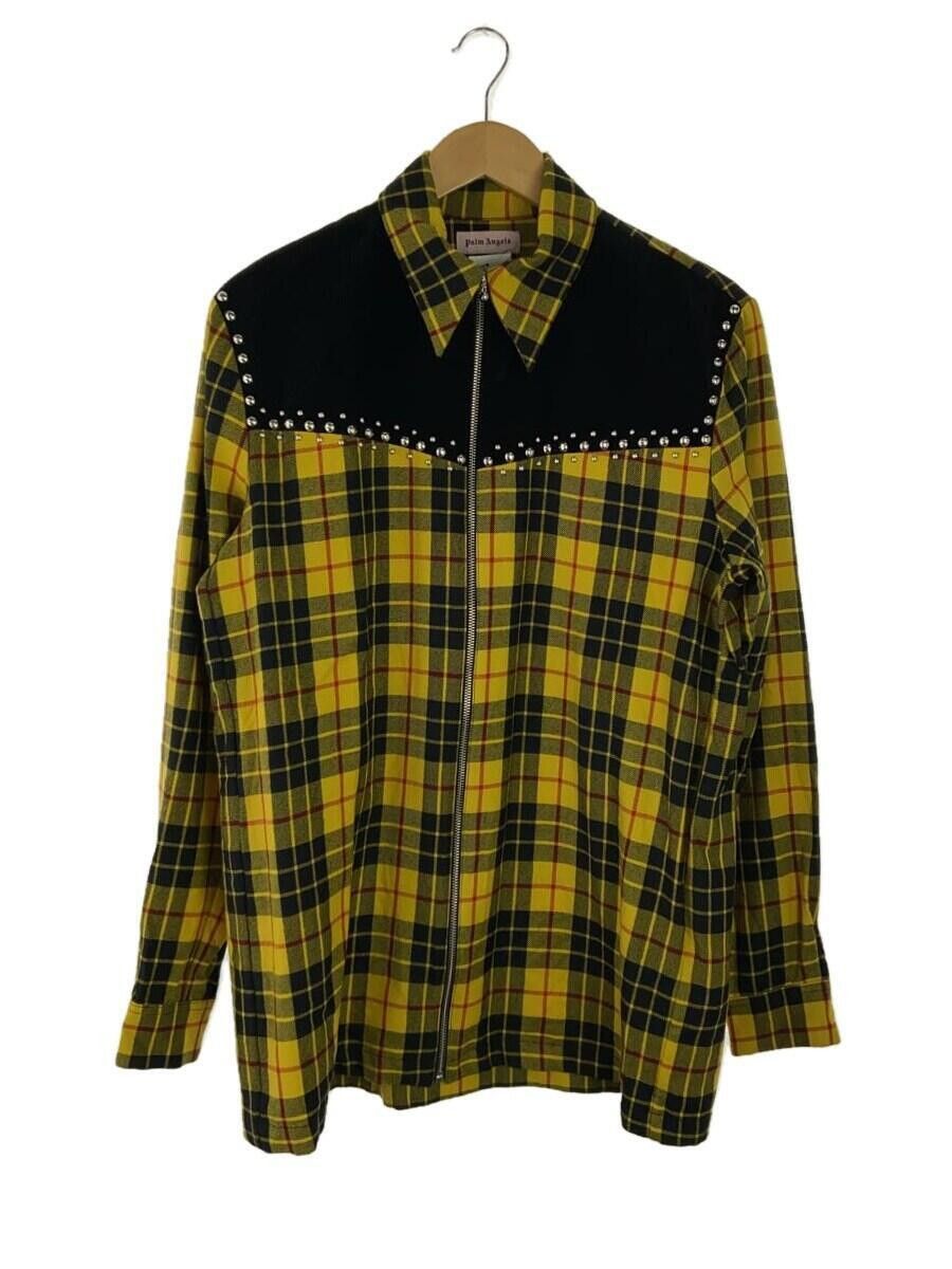 Palm Angels Palm Angels Check Cotton Jacket Yellow Size US M / EU 48-50 / 2 - 1 Thumbnail