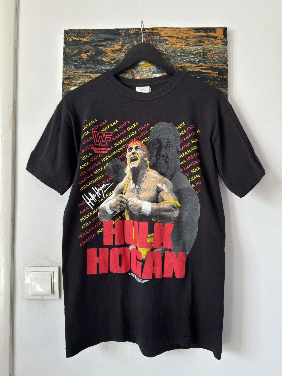 Vintage × WWE × WWF Vintage Licensed 1991 Hulk Hogan Graphic Tee Size US M / EU 48-50 / 2 - 1 Thumbnail