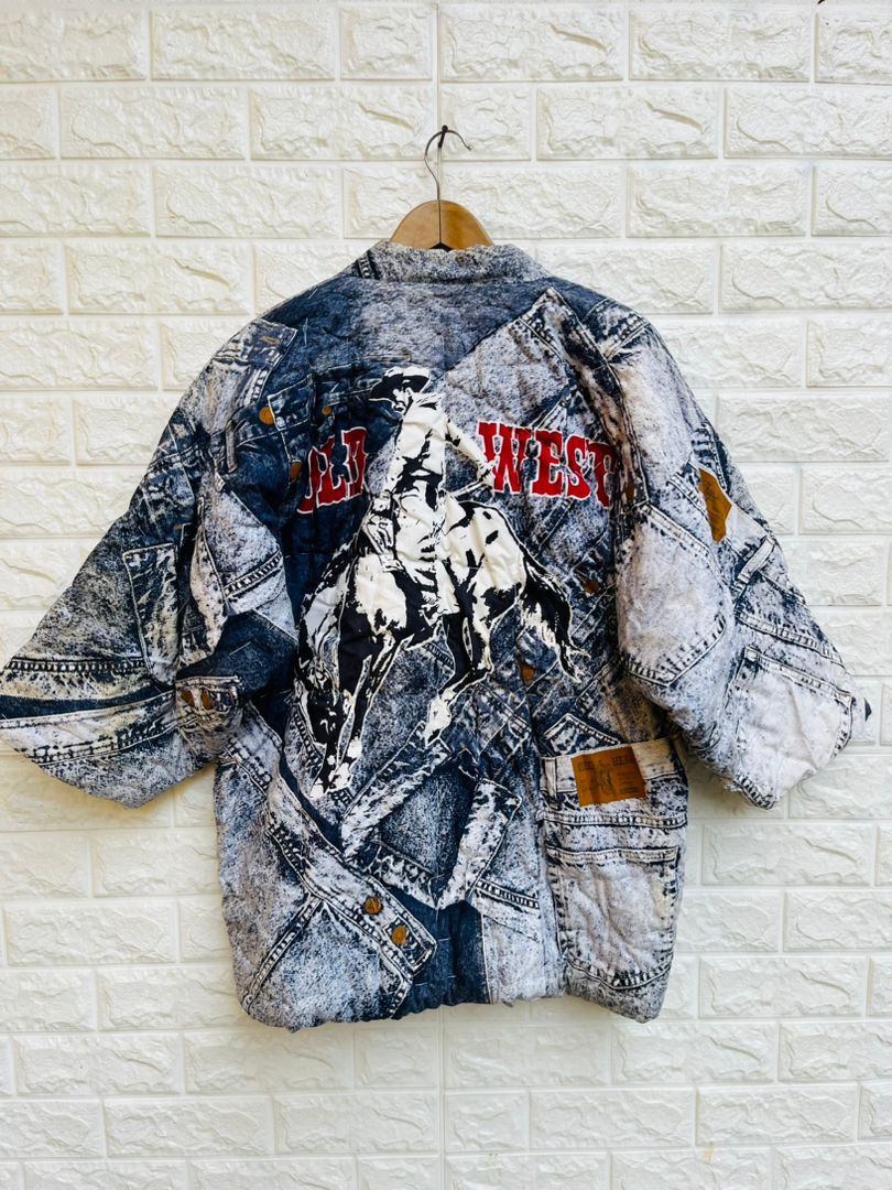 Japanese Brand × Vintage Vintage Old West Hip Hop Streetwear Fashion Style Kimono Size US L / EU 52-54 / 3 - 1 Thumbnail