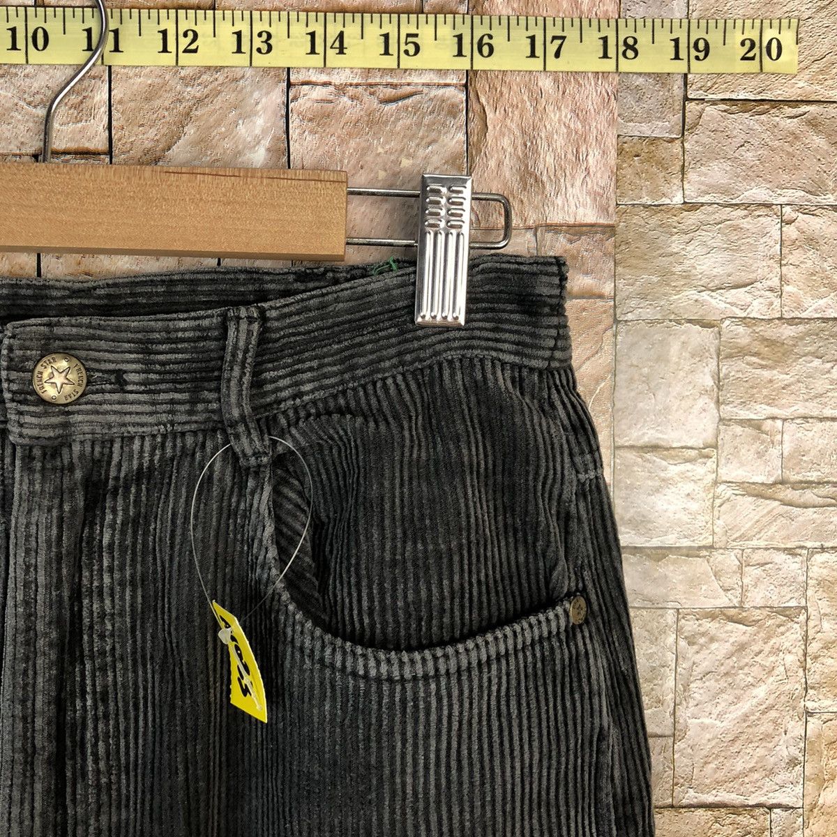 Japanese Brand Japanese Brand Black Conduroy Pants #A1033 Size 26" / US 2 / IT 38 - 8 Thumbnail