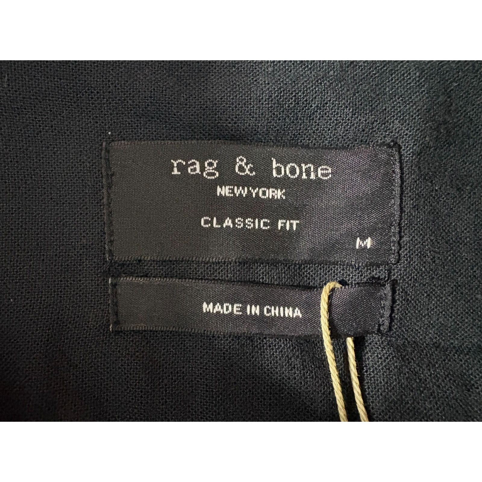 Rag & Bone RAG & BONE beach Shirt size M color Black white NWT Size US M / EU 48-50 / 2 - 2 Thumbnail