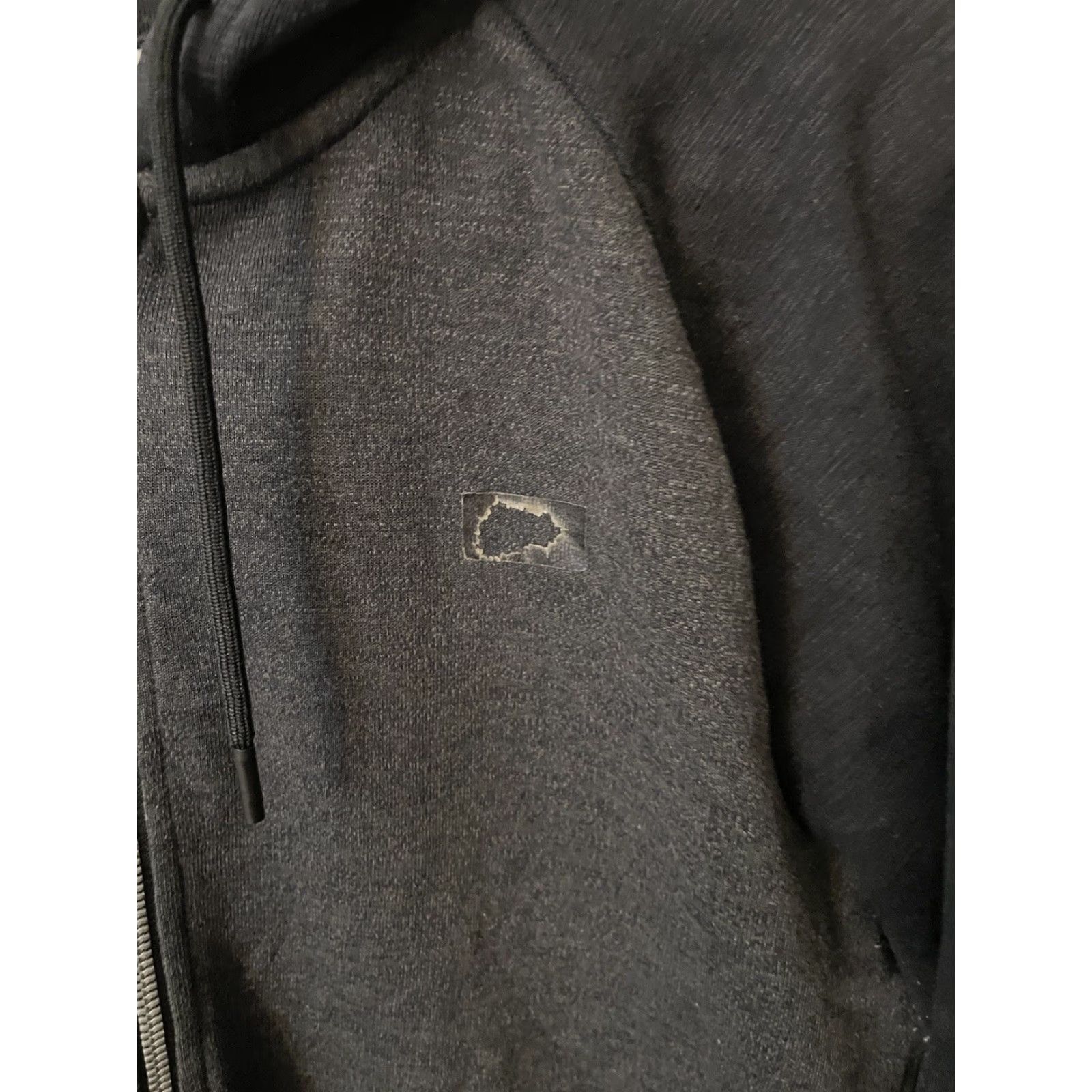Nike Nike Optic Knit Hoodie Sweatshirt Mens M Black Gray Full Zip 928475-010 Nike Shirt Hoodie Men M Gray Black Zip Front Sweatshirt Size US M / EU 48-50 / 2 - 2 Thumbnail