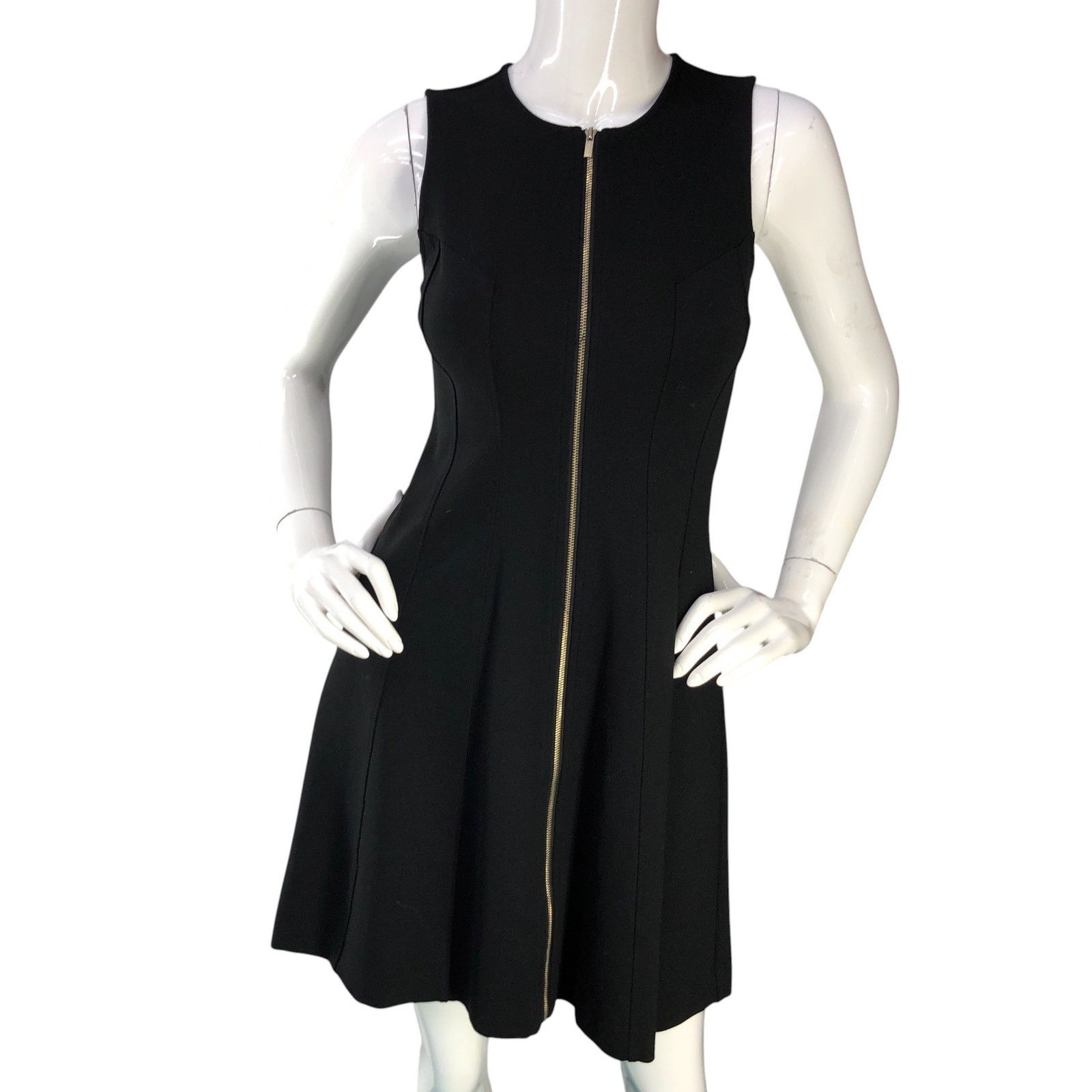 Ann Taylor Ann Taylor Size 00P Dress Zip Front Ponte Sleeveless NEW Size XXS / US 00 / IT 34 - 11 Thumbnail