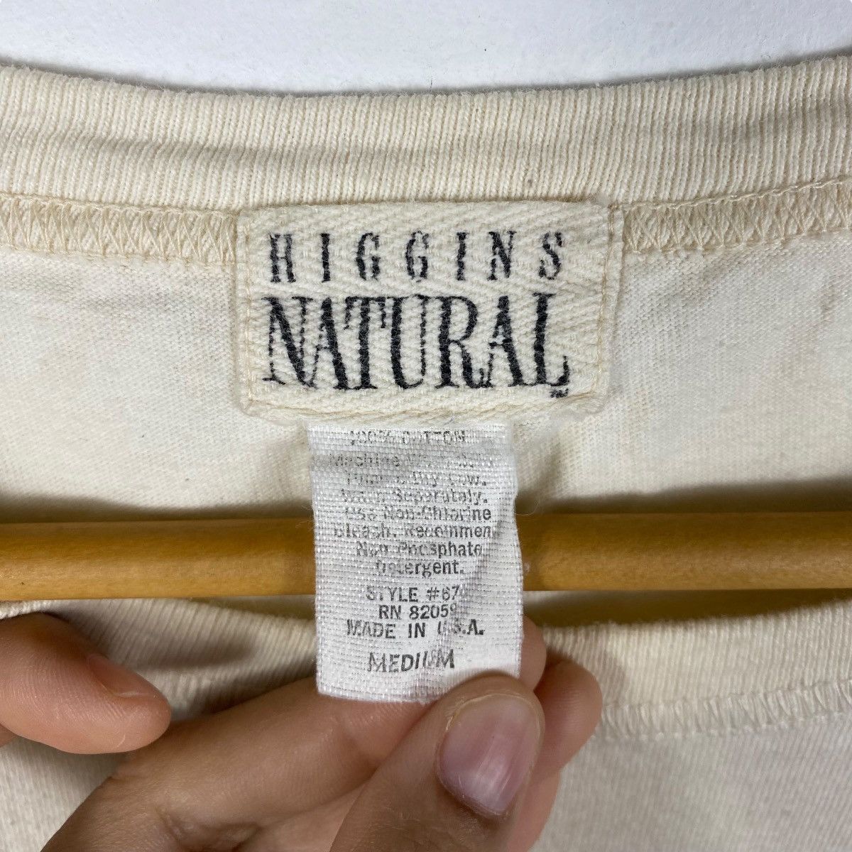 Vintage Vintage 90's Preserve The Rain Forest Higgins Natural Size US M / EU 48-50 / 2 - 5 Thumbnail