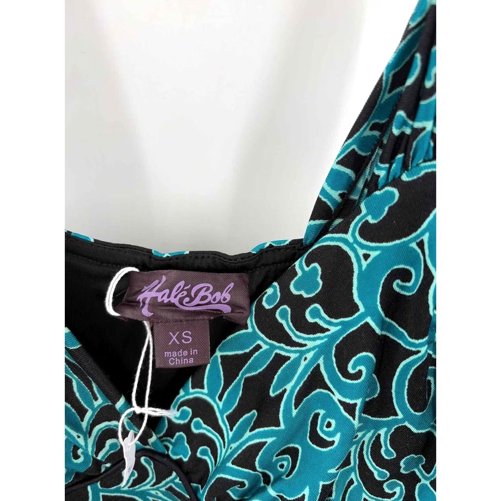 Vintage Pre-Owned Hale Bob Green Size XS Maxi Sleeveless Dress Size XS / US 0-2 / IT 36-38 - 5 Thumbnail