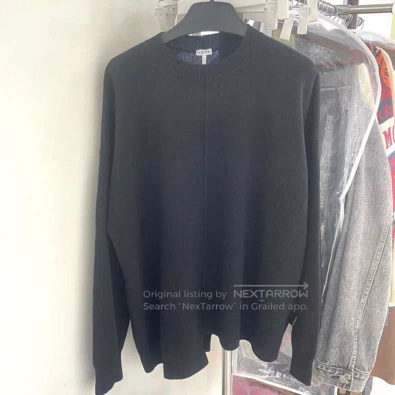 Loewe Loewe Black Wool Sweater Size M / US 6-8 / IT 42-44 - 1 Thumbnail