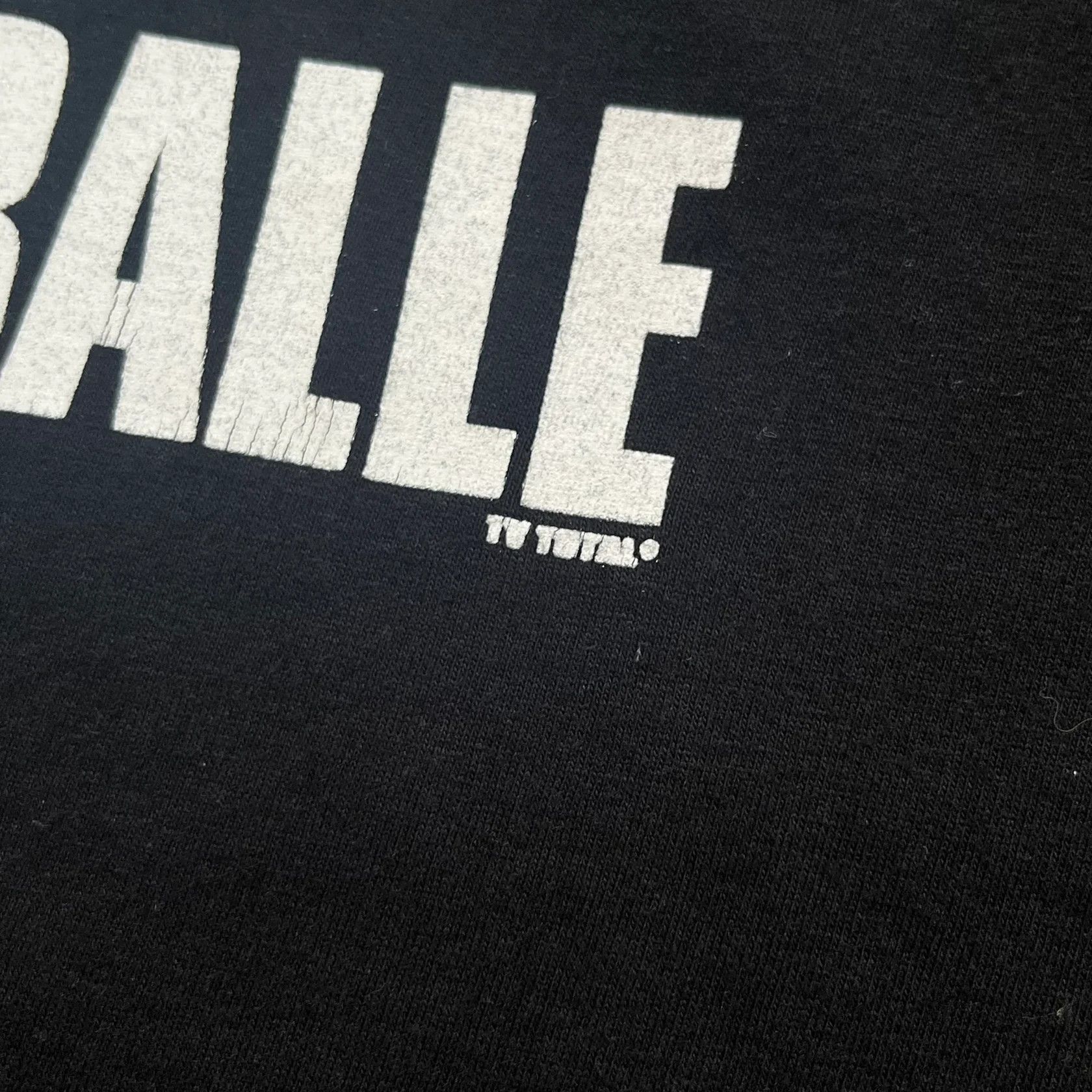 Vintage PornoRalle TV 90's Black Tee Size US XXL / EU 58 / 5 - 3 Thumbnail