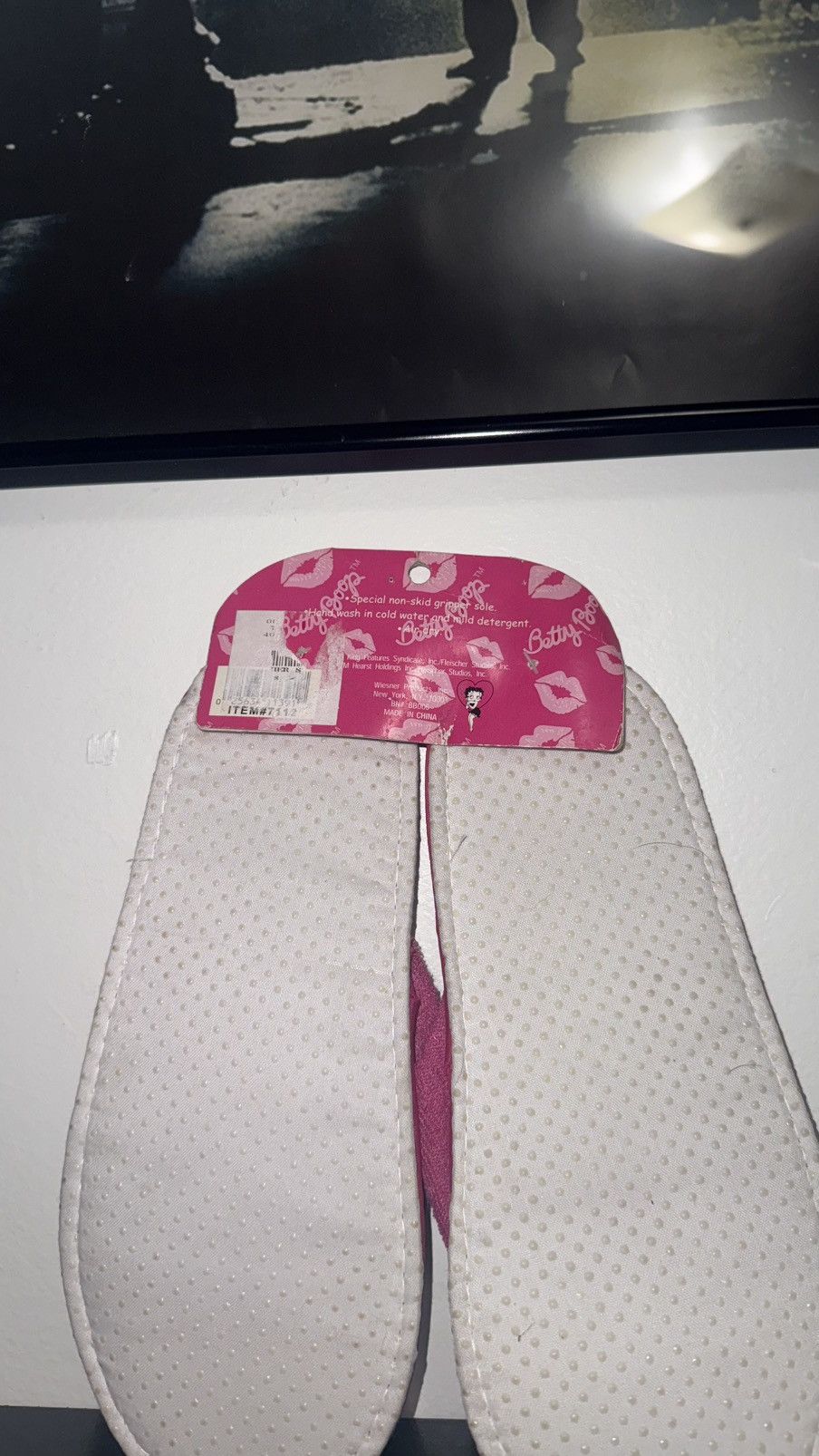 Japanese Brand × Vintage Vintage / Y2K New 2000s Betty Boop Slip On Slippers Size US 4 / IT 34 - 2 Thumbnail