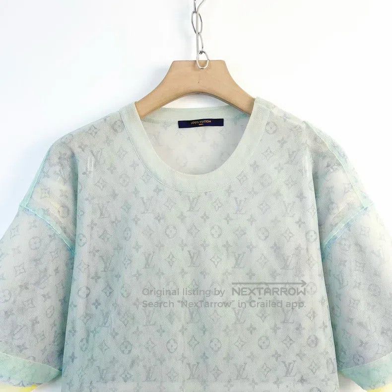 Louis Vuitton Louis Vuitton Colorful organza full print short sleeve Size US L / EU 52-54 / 3 - 3 Thumbnail