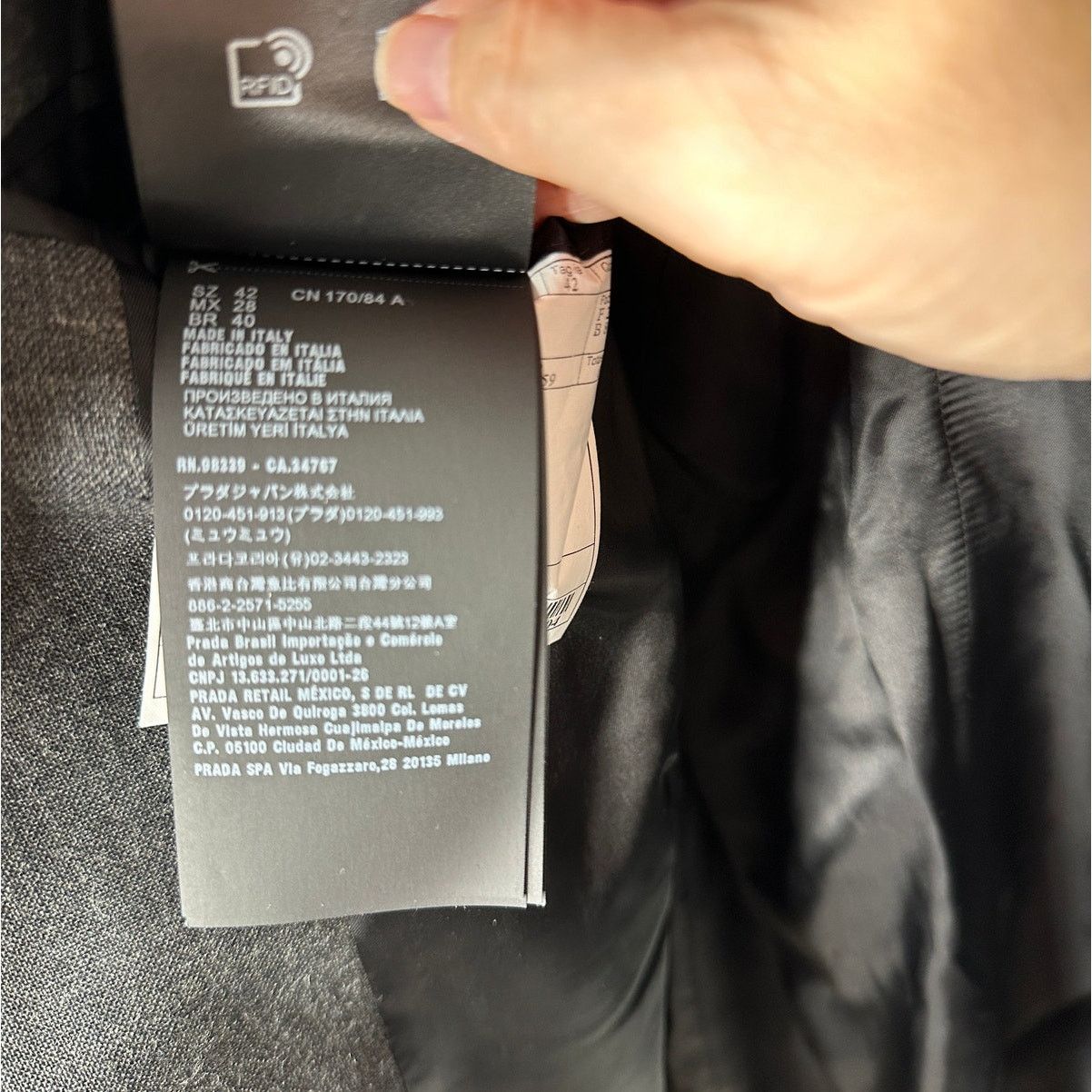 Prada Prada Single Breasted Wool ReNylon Jacket 42 / XL Size XL / US 12-14 / IT 48-50 - 10 Thumbnail