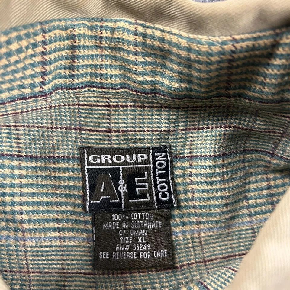 Vintage Vintage A&E Group Shirt Mens XL Flannel Lined Button Up Camp Size US XL / EU 56 / 4 - 4 Thumbnail