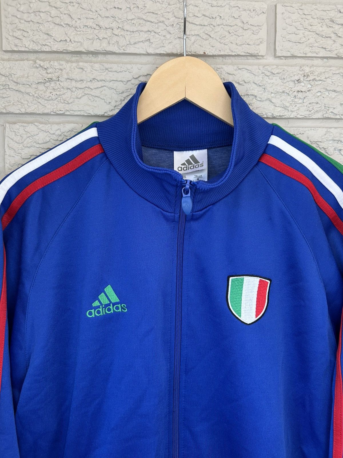 Adidas Vintage Adidas Italy 2006 Zip Up Track Jacket Size US M / EU 48-50 / 2 - 2 Thumbnail