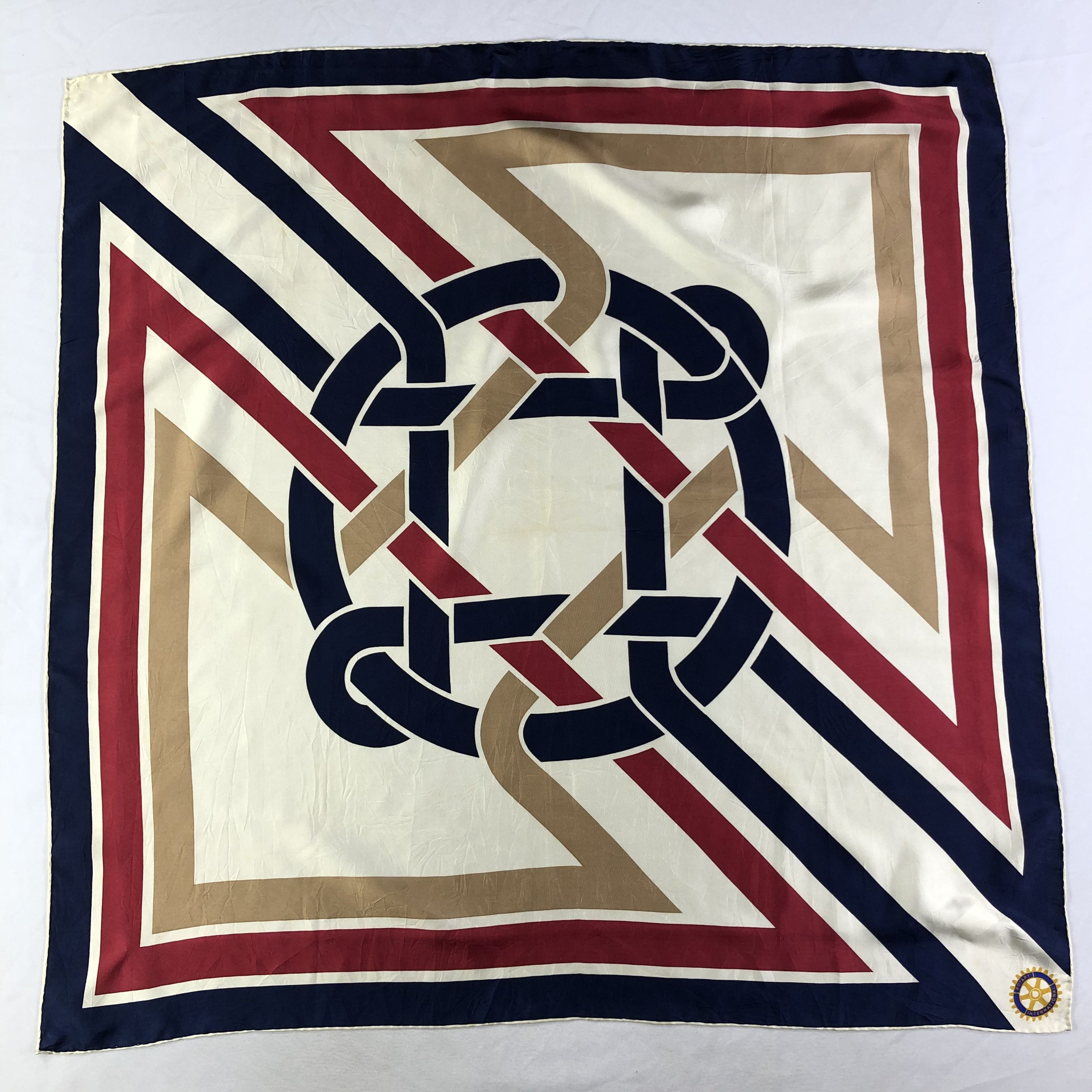 Vintage Vintage Silk Scarf Size ONE SIZE - 2 Thumbnail
