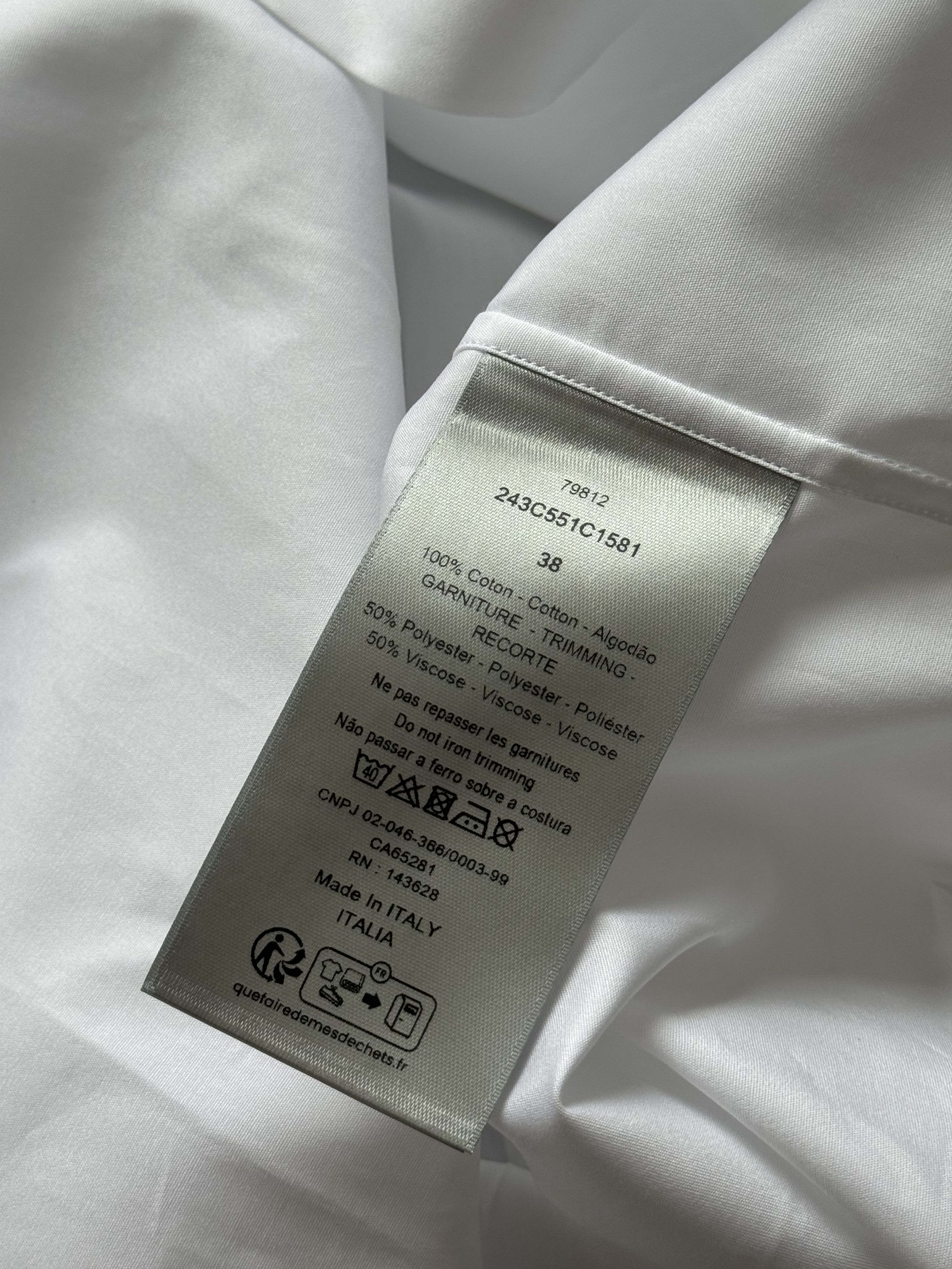 Dior Dior Shirts Oversize - size 38 Size US S / EU 44-46 / 1 - 9 Thumbnail