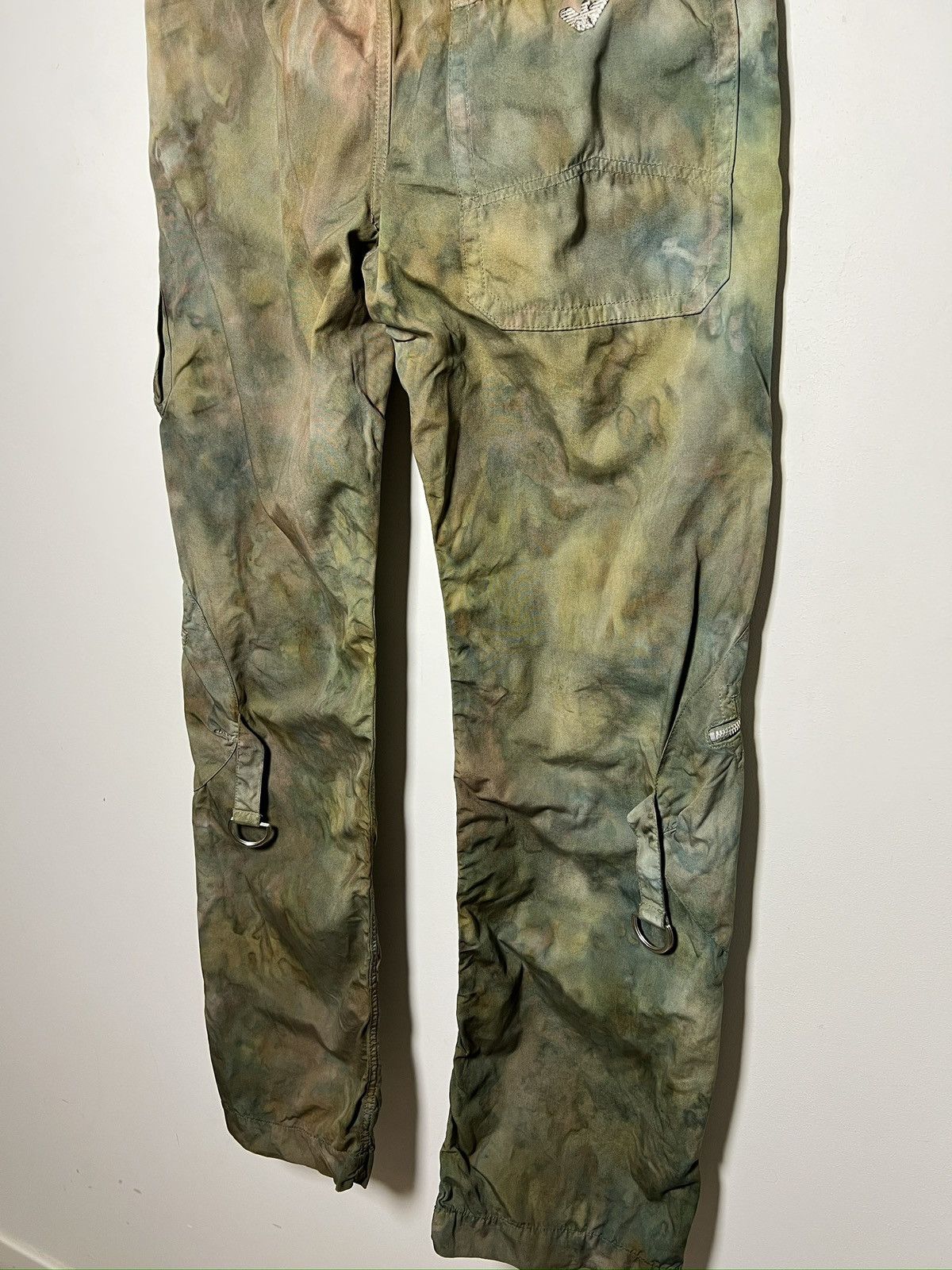 Giorgio Armani giorgio armani tie dye cargo camo multipocket army pants Size US 32 / EU 48 - 11 Thumbnail